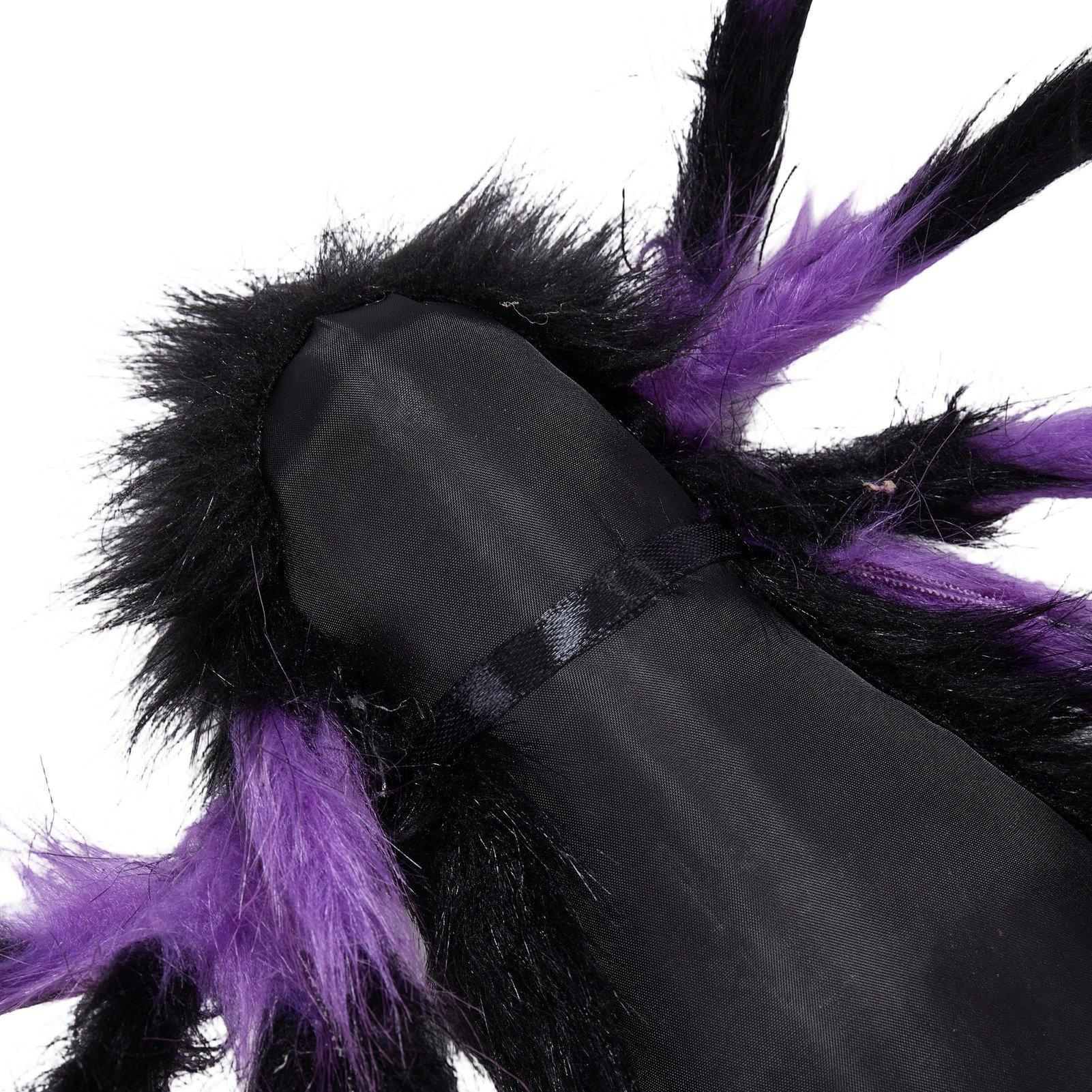 Black/Purple - LIFE IDEAS - 150cm Halloween Giant Spider & Web Decorations - 6