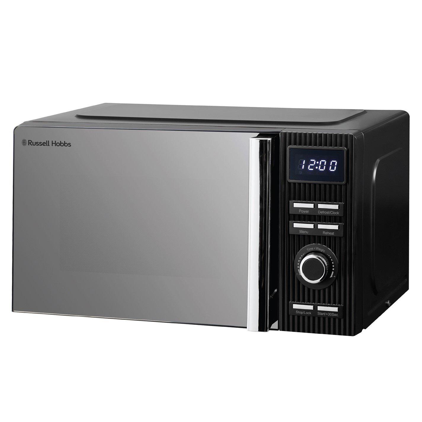 Black - Russell Hobbs - RHMD834B Bronte 20L Digital Microwave Matte Black - 14