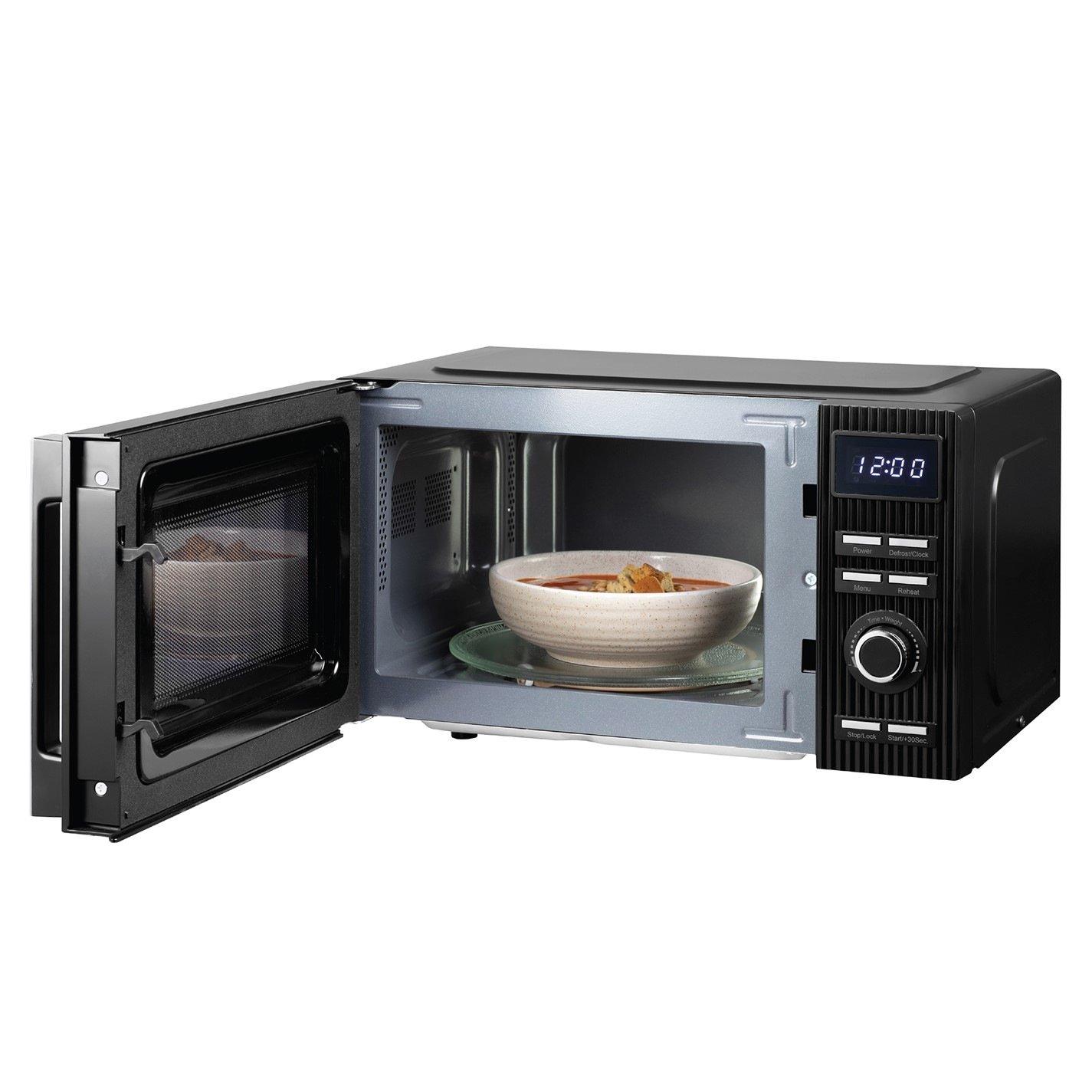 Black - Russell Hobbs - RHMD834B Bronte 20L Digital Microwave Matte Black - 15