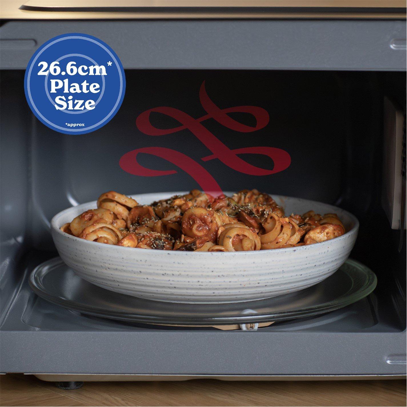 Black - Russell Hobbs - RHMD834B Bronte 20L Digital Microwave Matte Black - 4