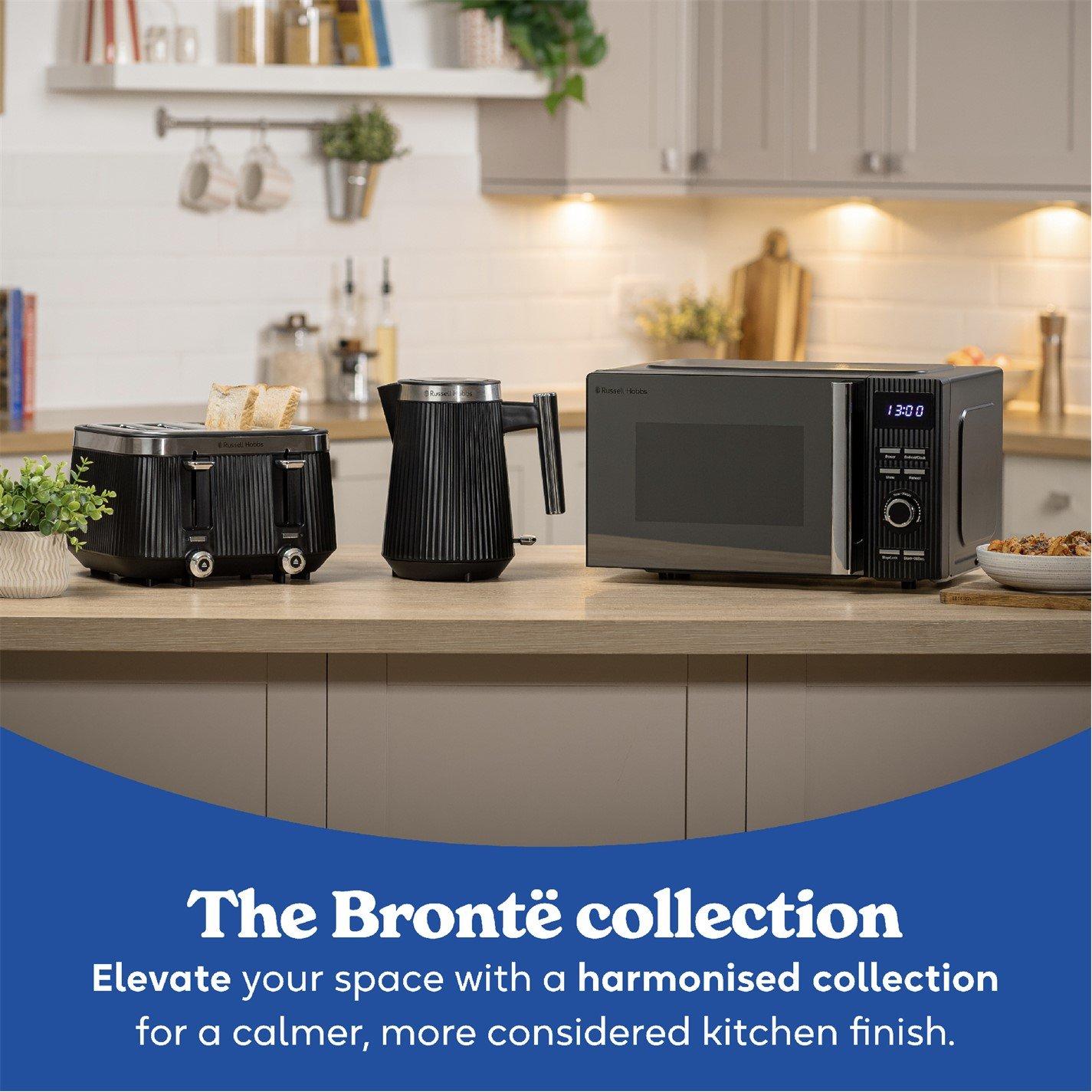 Black - Russell Hobbs - RHMD834B Bronte 20L Digital Microwave Matte Black - 10