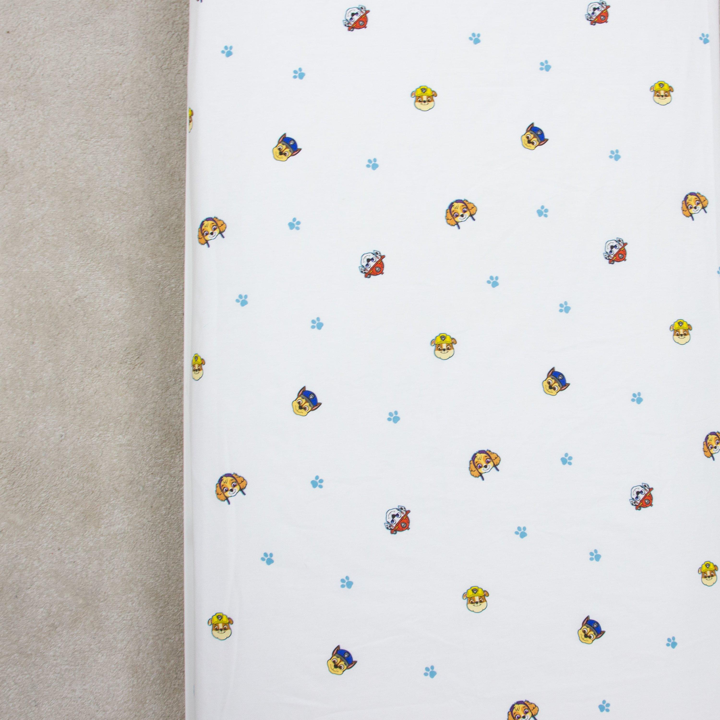 White - Paw Patrol - Paw Patrol Missions Junior Fitted Sheet - 4