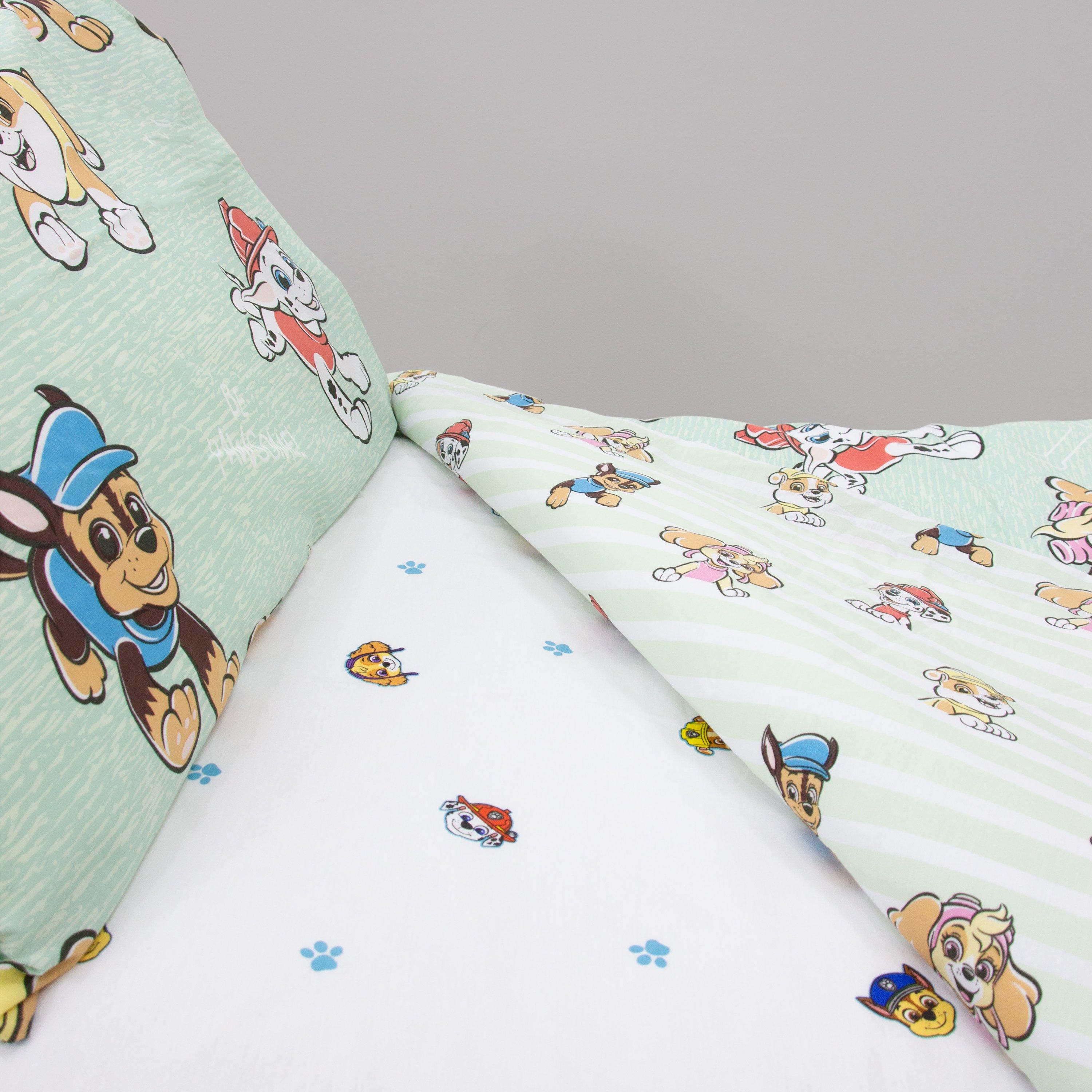 White - Paw Patrol - Paw Patrol Missions Junior Fitted Sheet - 5