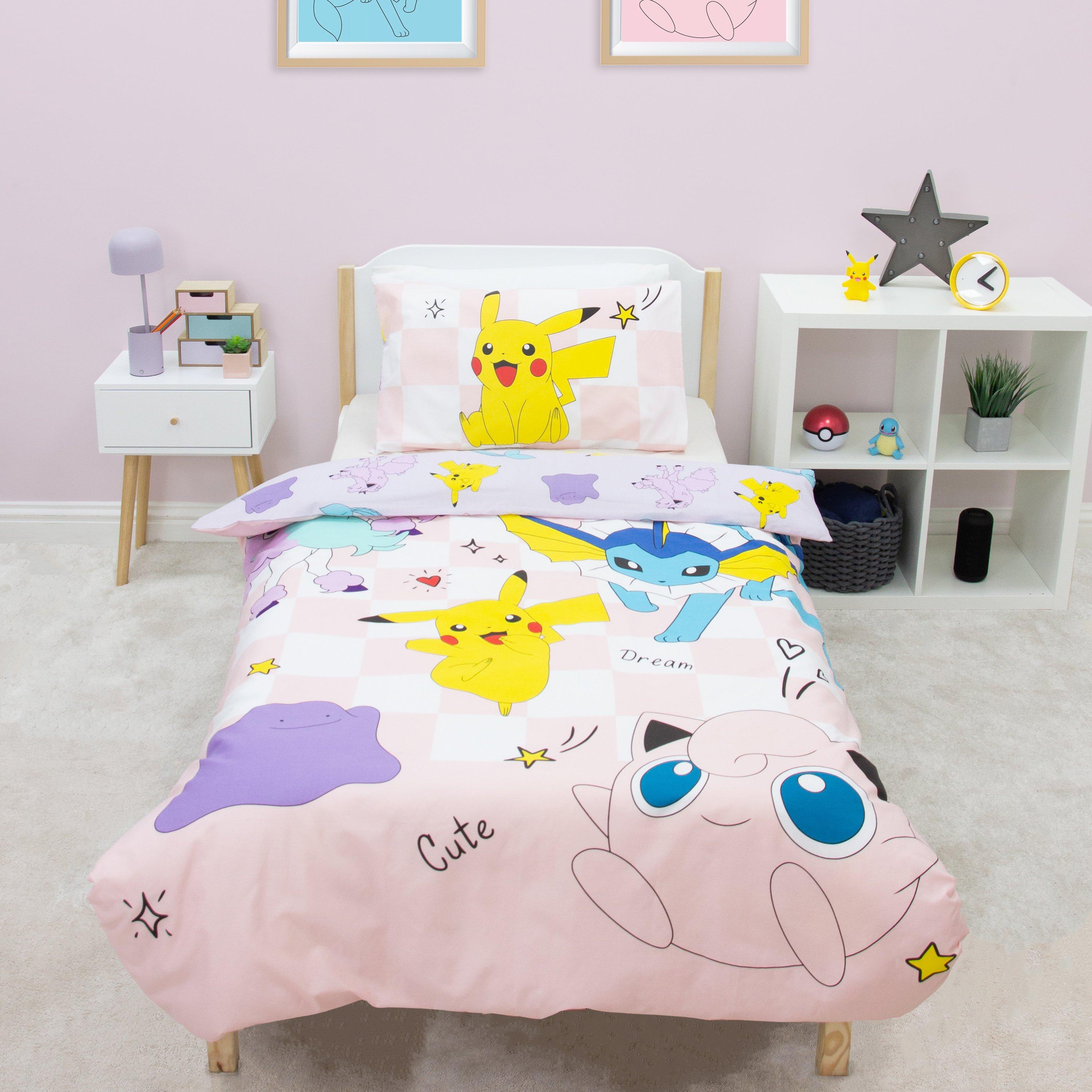 White - Pokemon - Pokemon Shot Single Fitted Sheet - 5