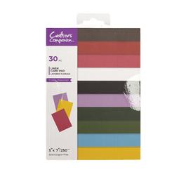 Crafters Companion Layered Florals Linen Card Pack