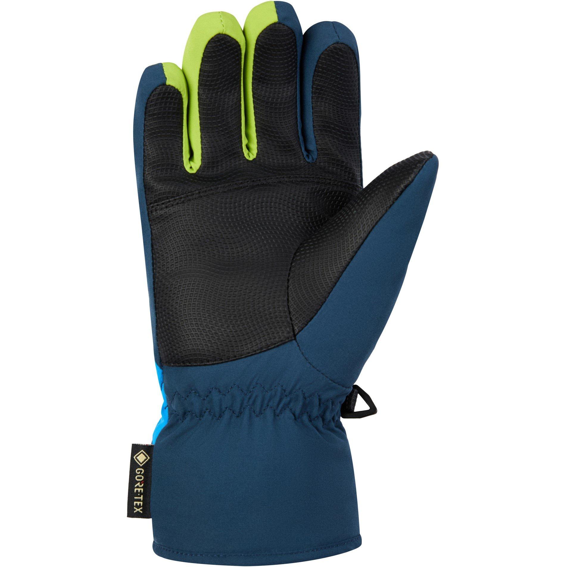 Ziener  Kids Ski Gloves - Blue/Green - Medium Jnr