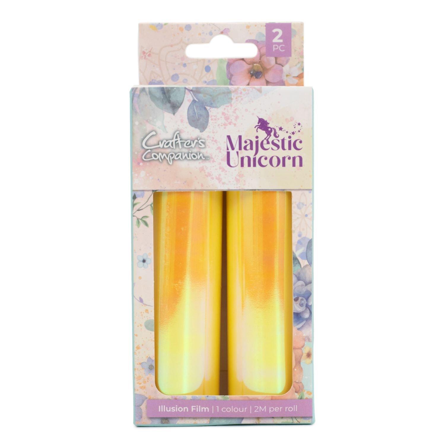 Multi - Crafters Companion - Majestic Unicorn - Illusion Film - 2 pack