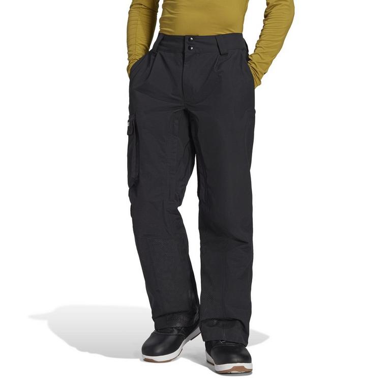 Noir - adidas - Terrex 3-Layer Post-Consumer Nylon Snow Pants Mens - 2