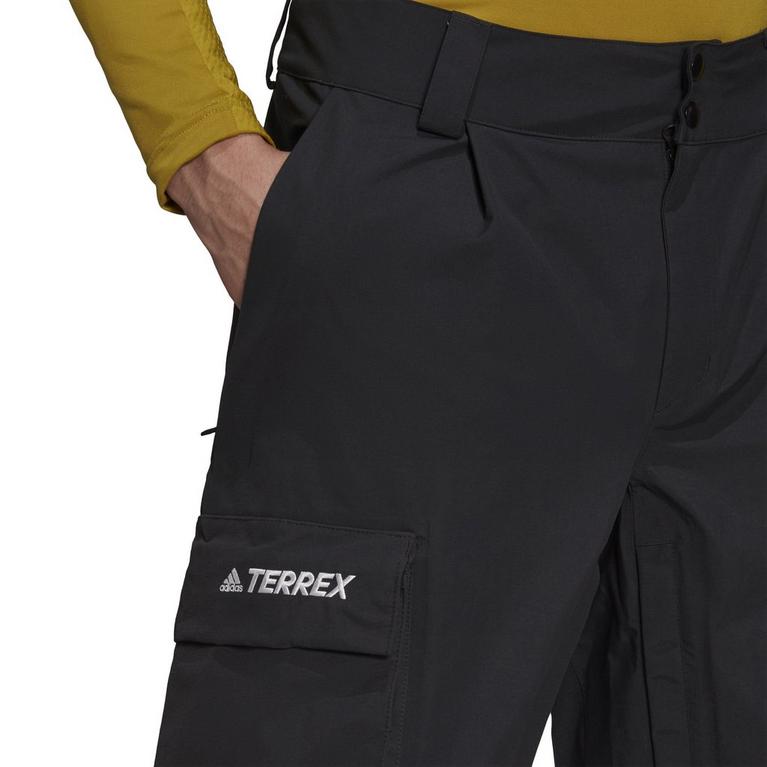 Noir - adidas - Terrex 3-Layer Post-Consumer Nylon Snow Pants Mens - 5