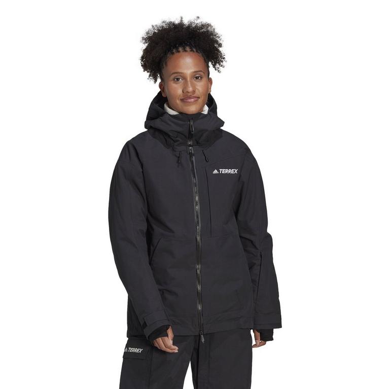 Noir - adidas - Terrex 3L Post-Consumer Nylon Snow Jacket Womens - 2