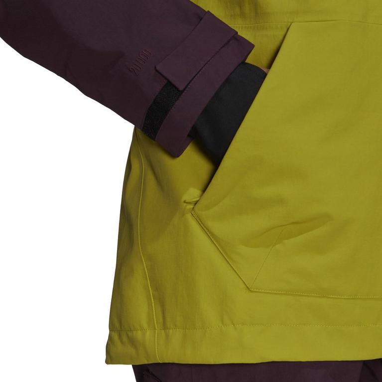 Pouls Olive - adidas - Terrex 3L Post-Consumer Nylon Snow Jacket Womens - 5