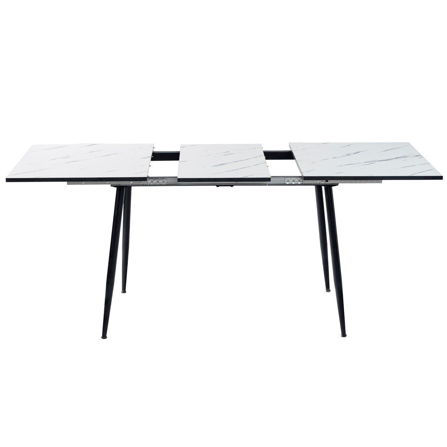 White - Urban Meuble - Scandinavian Expandable Dining Tabl - 1