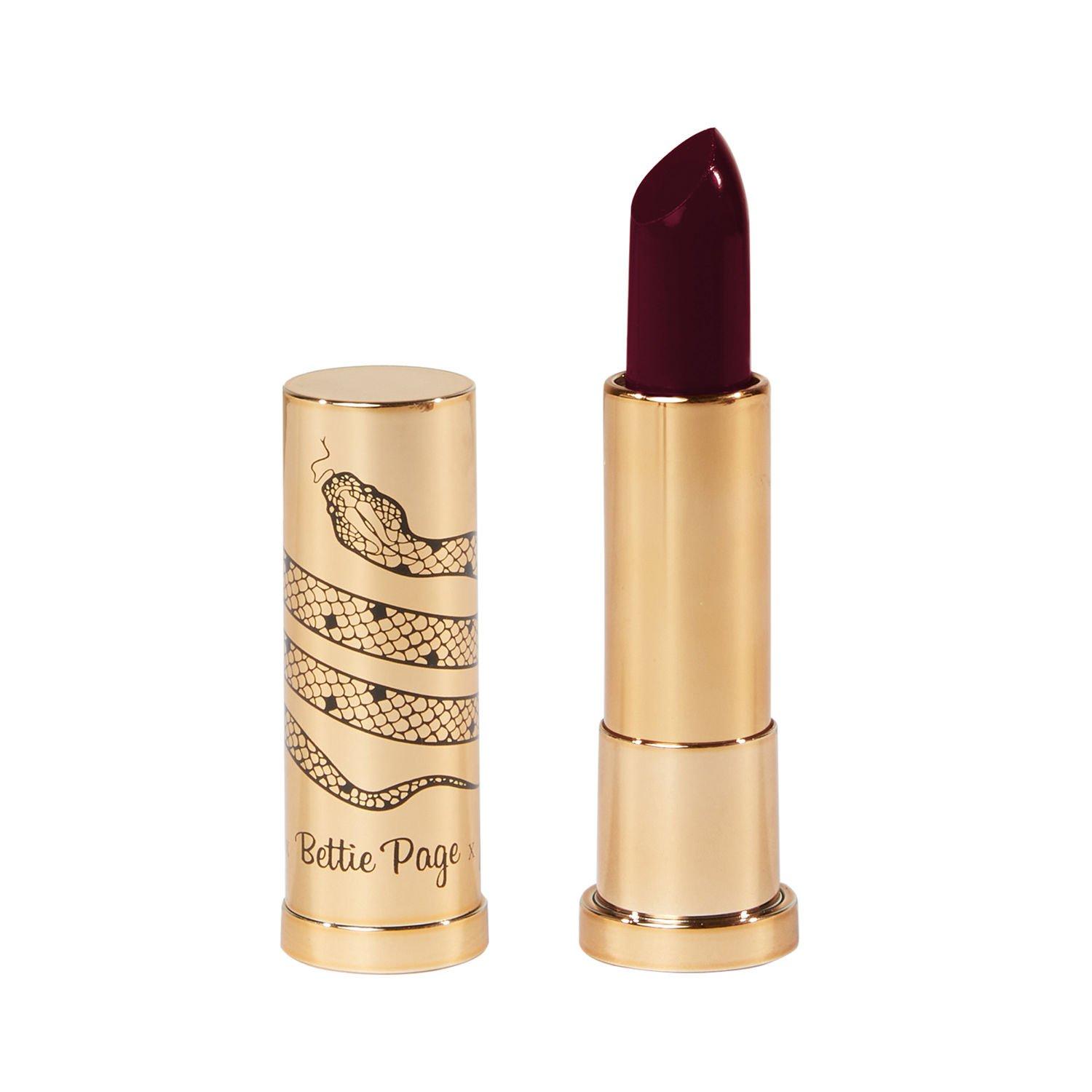 Dark Berry - Playful Promises - Bettie Page Moisturising High Pigment Satin Lipsti
