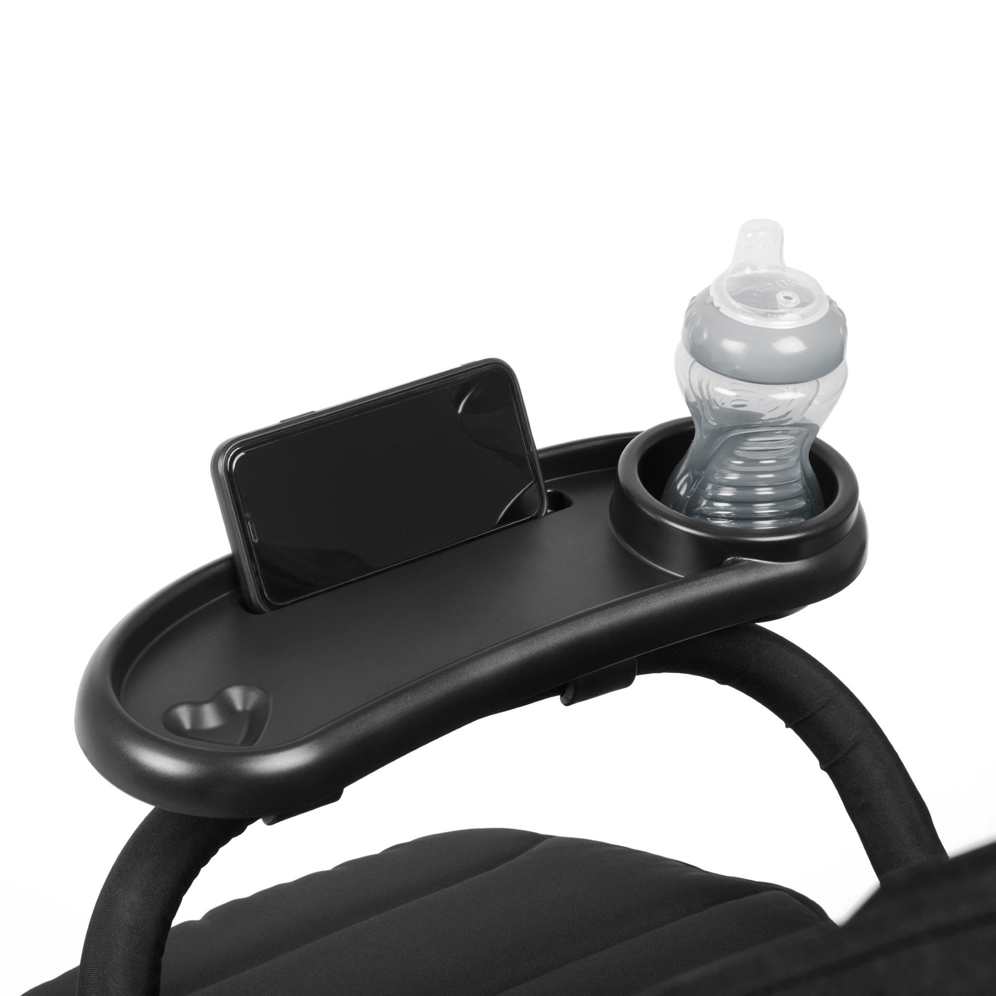 Black - Ickle Bubba - Stroller Snack Tray - Universal - 2
