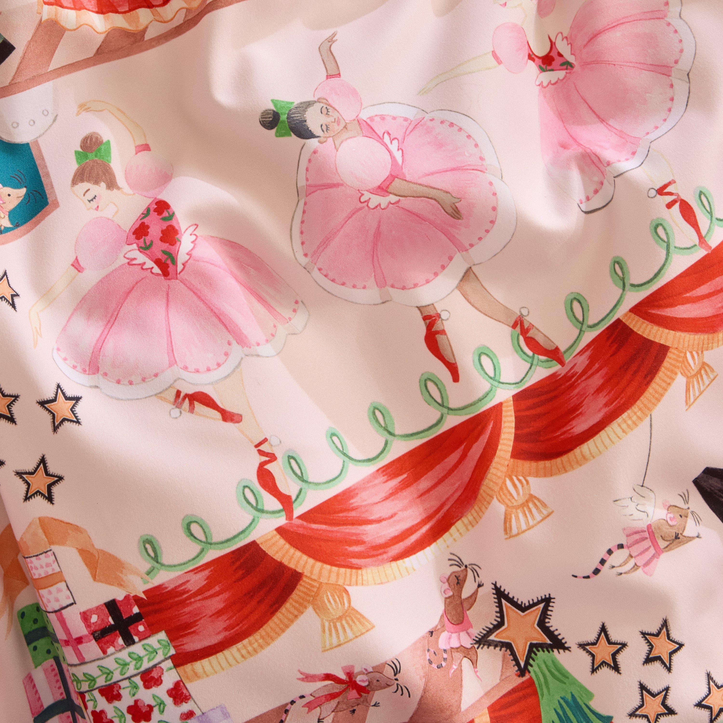 Red / Natural - Cath Kidston - Christmas Nutcracker Scene Duvet Cover Set - 5