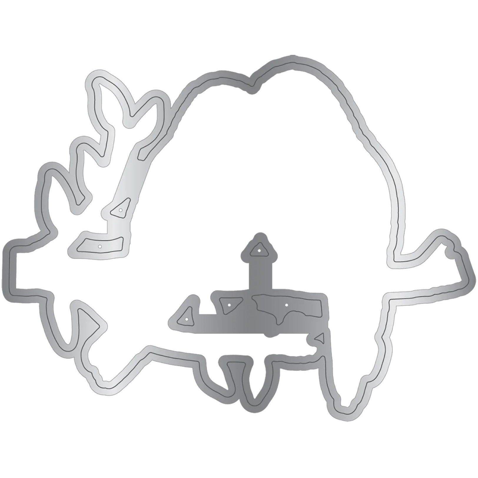 Multi - Crafters Companion - The Lovebirds Stamp and Die - 3