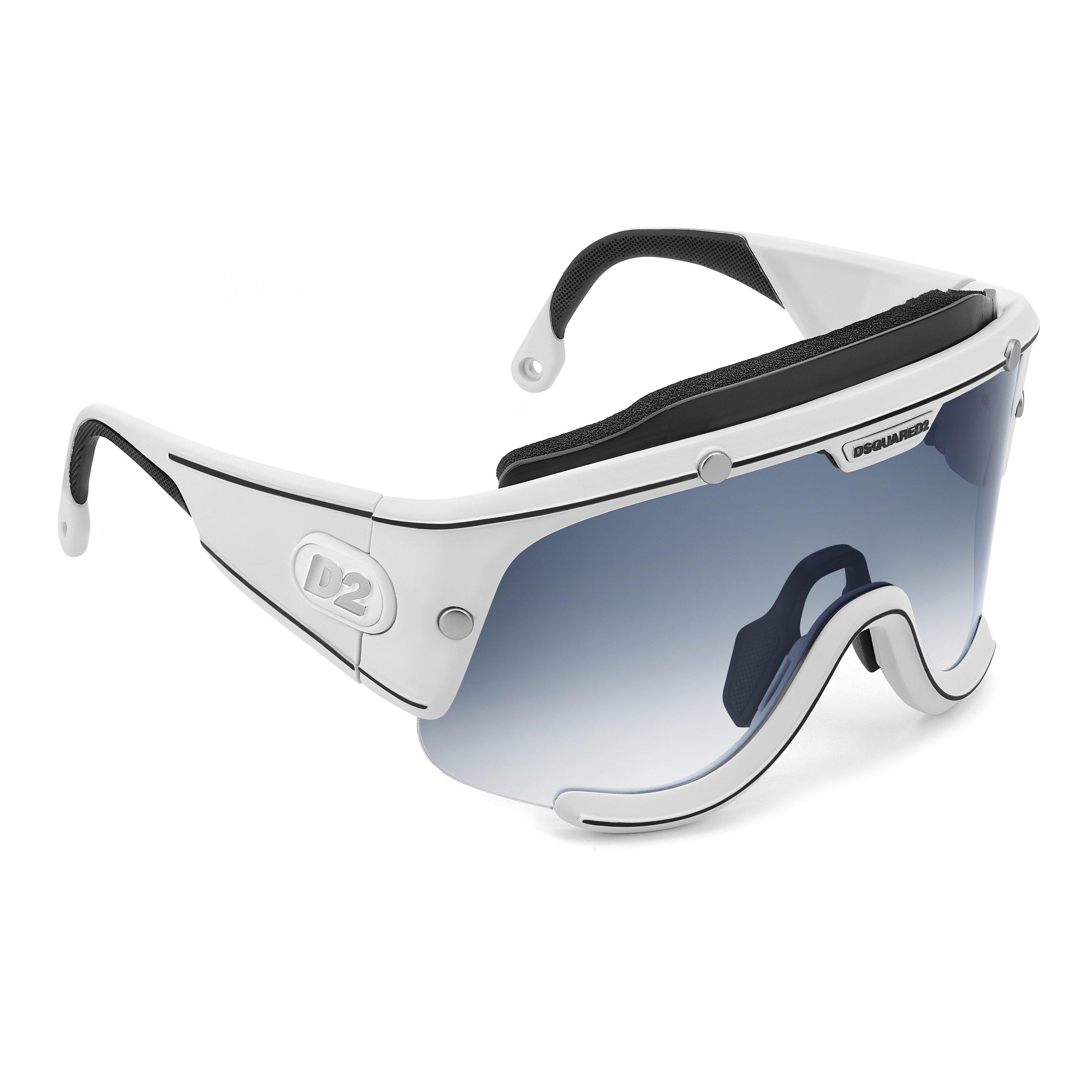 Matte White - DSquared2 - DSQ Sun Ski Mask 71 - 5
