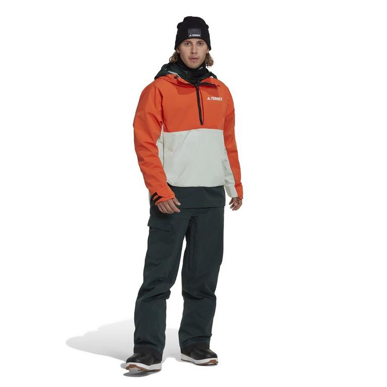 Seimor/Shagrn - adidas - Terrex 2 Layer RAIN.RDY Snow Anorak Mens - 4