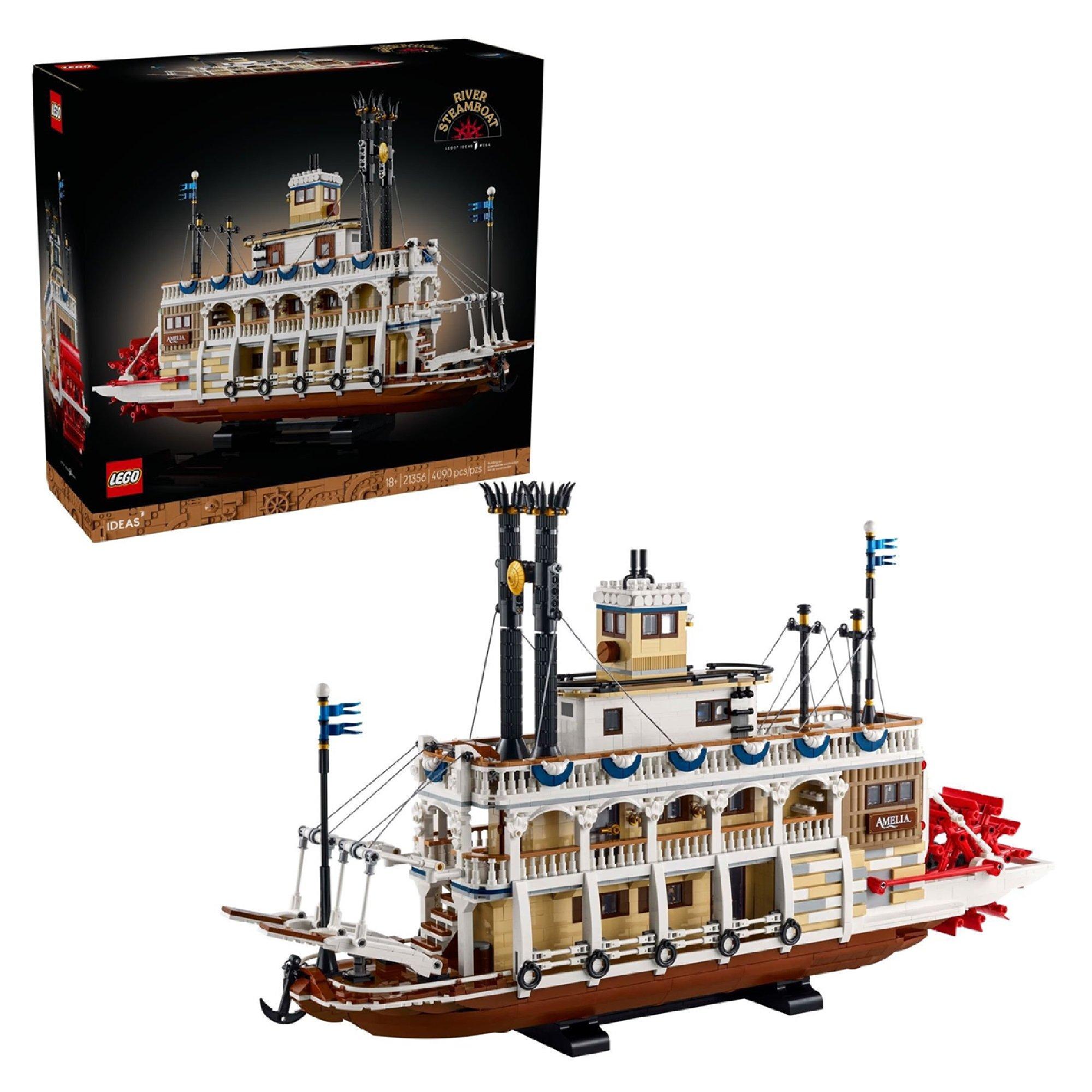 Multi - LEGO - Ideas - 21356 River Steamboat - 2