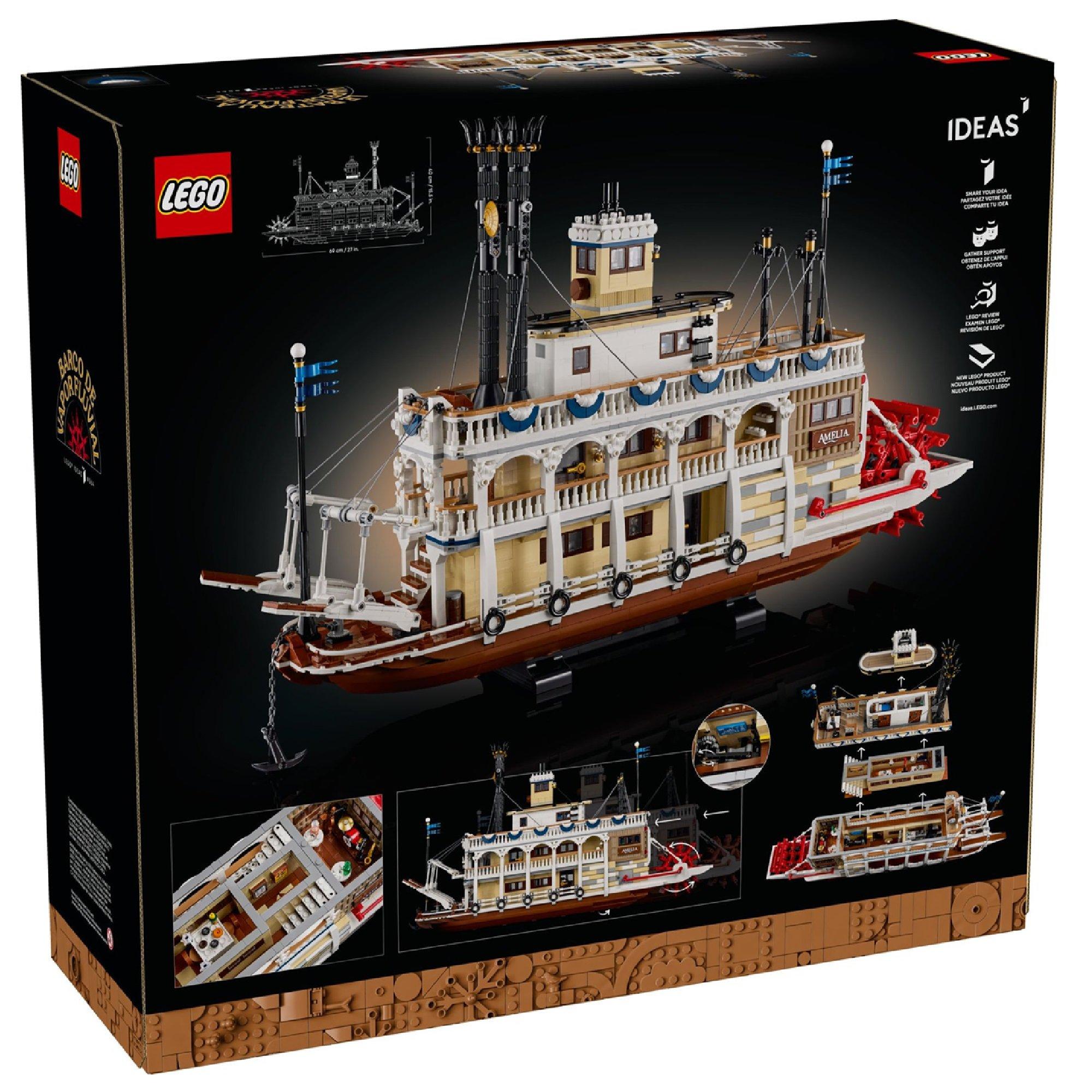 Multi - LEGO - Ideas - 21356 River Steamboat - 3