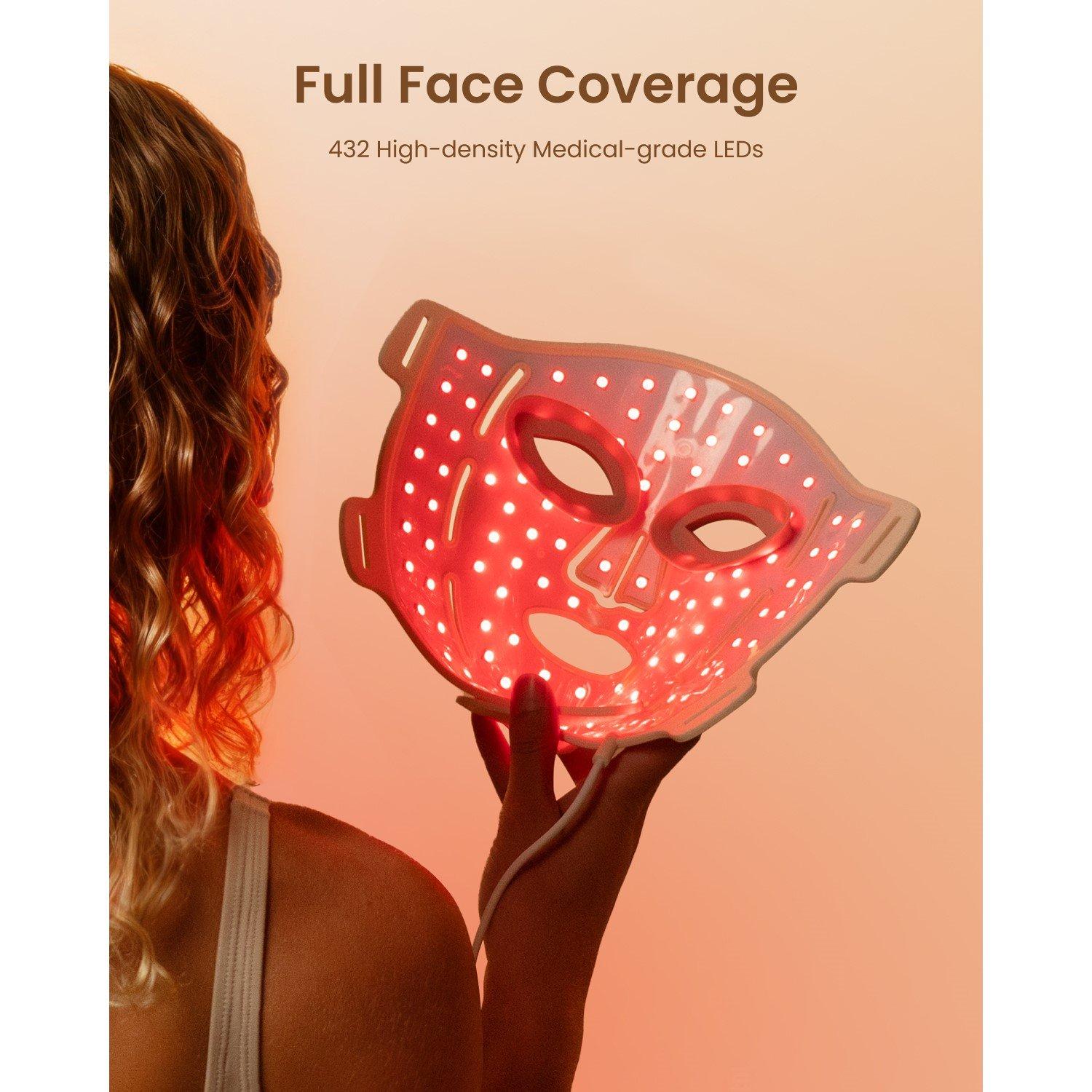 White - Renpho - ARTEMIS BLUSH  LED Light Therapy Mask - 3