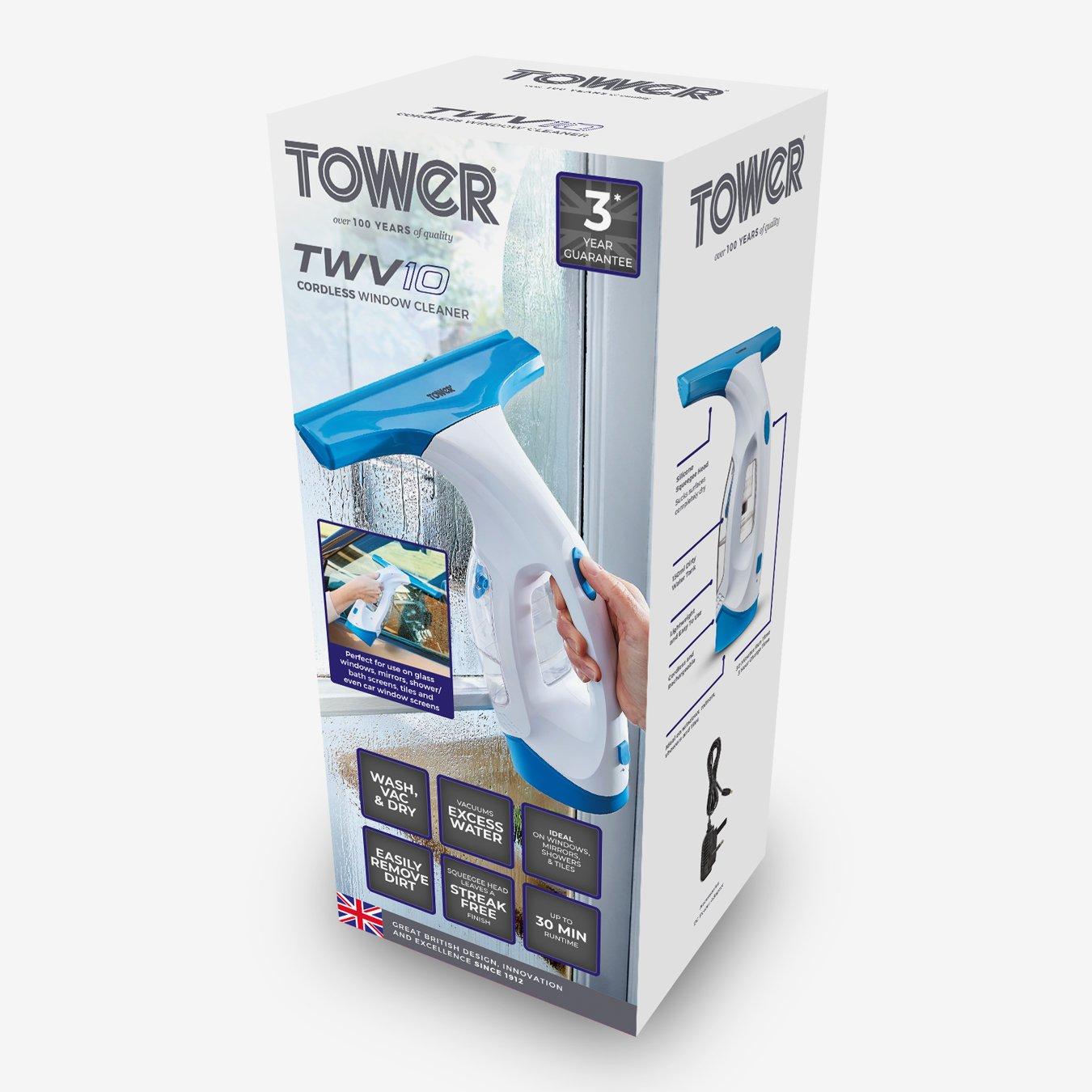 Blue - Tower - TWV10 Cordless Window Vacuum - 9