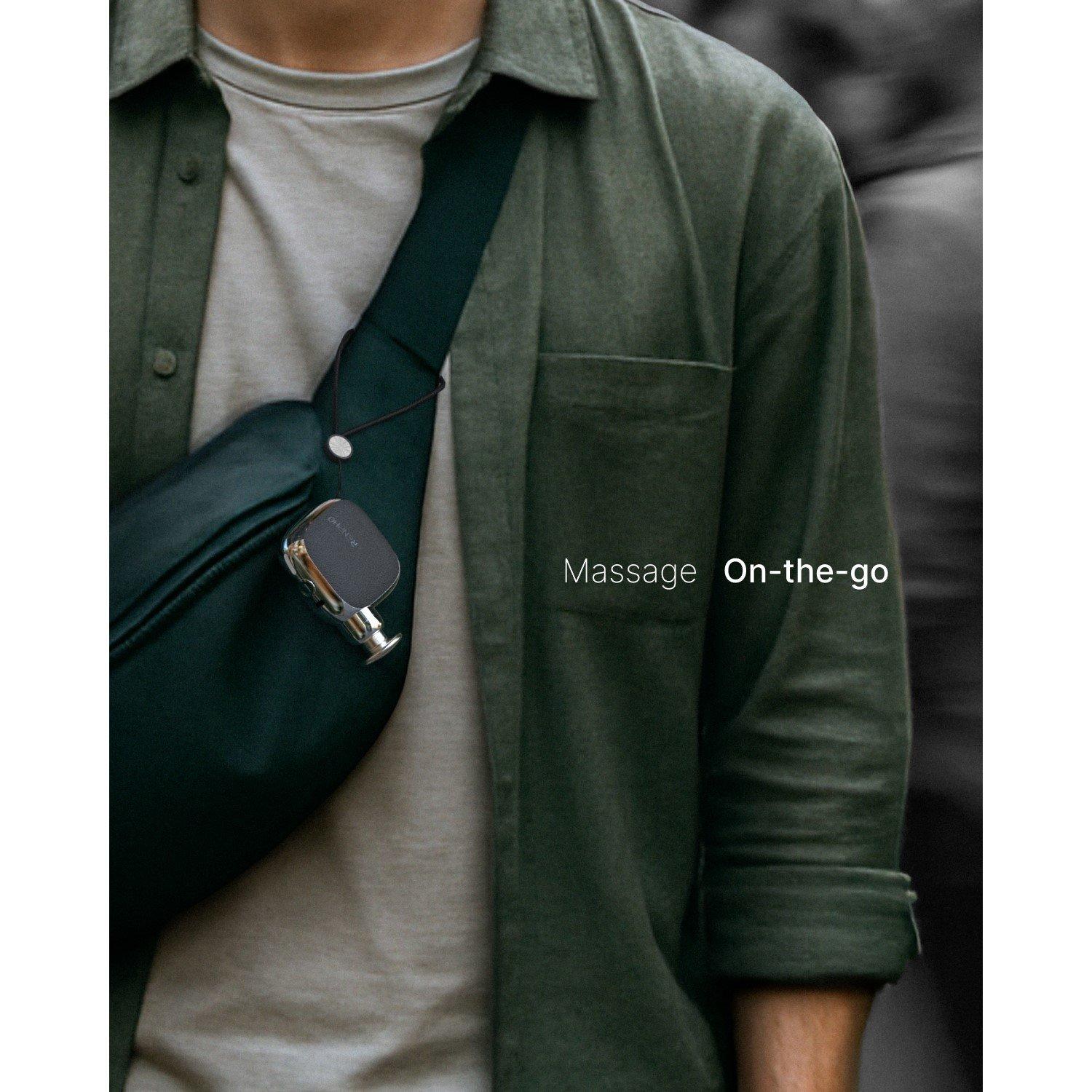 Black - Renpho - Micro  Massage Gun Portable Pocket Mini Massage G - 5