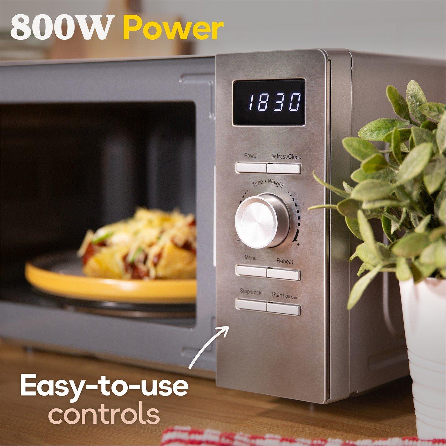 Stainless Steel - Russell Hobbs - Russell Hobbs RHMD828SS 20L Digital Microwave - 4