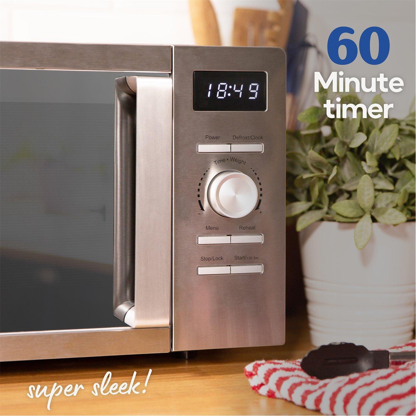 Stainless Steel - Russell Hobbs - Russell Hobbs RHMD828SS 20L Digital Microwave - 6