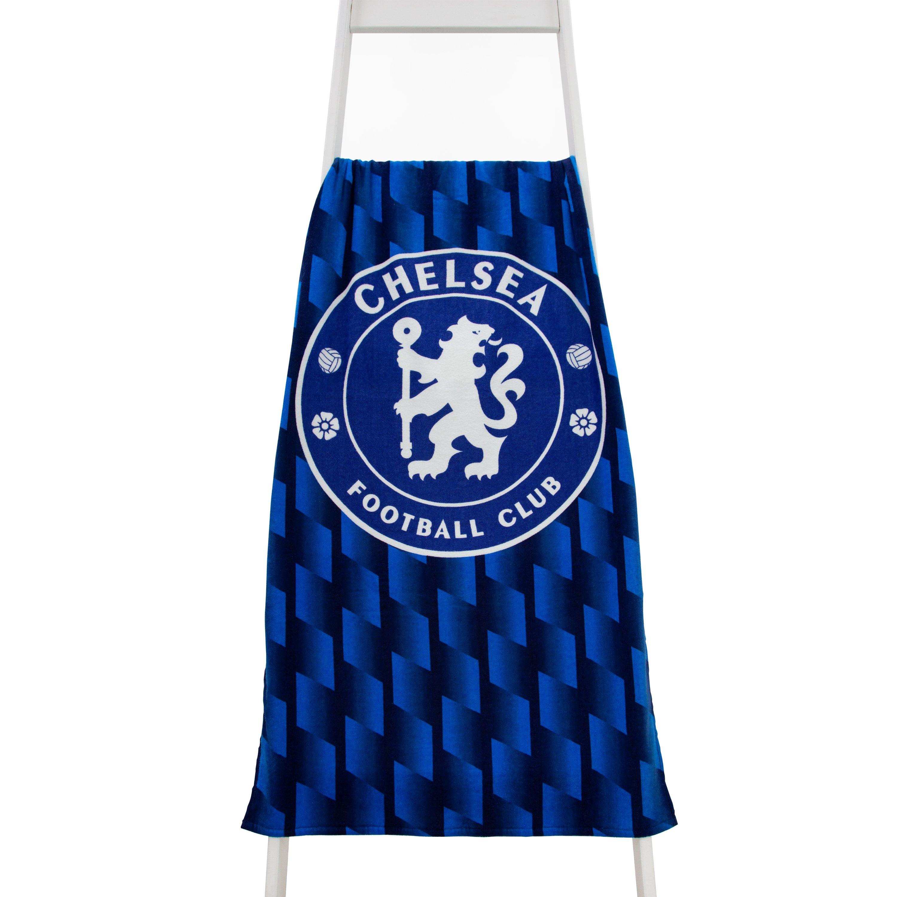 Multicolour - Chelsea FC - Chelsea Geometric Cotton Towel - 1
