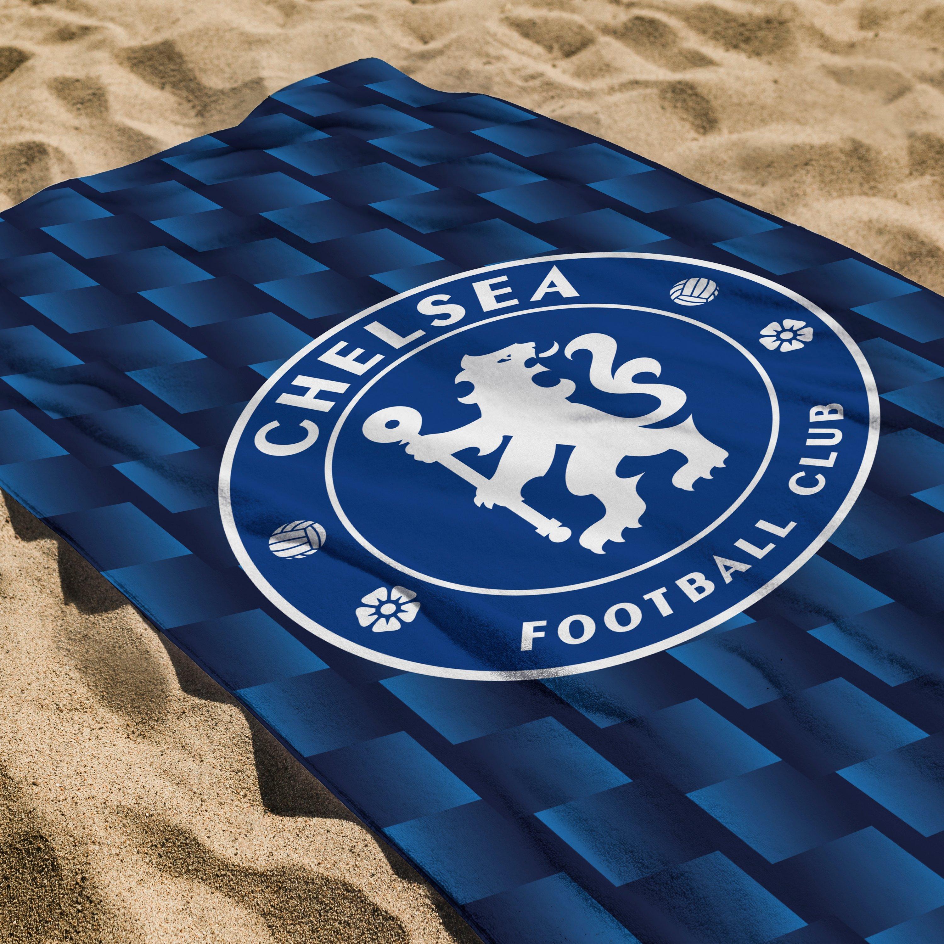 Multicolour - Chelsea FC - Chelsea Geometric Cotton Towel - 2