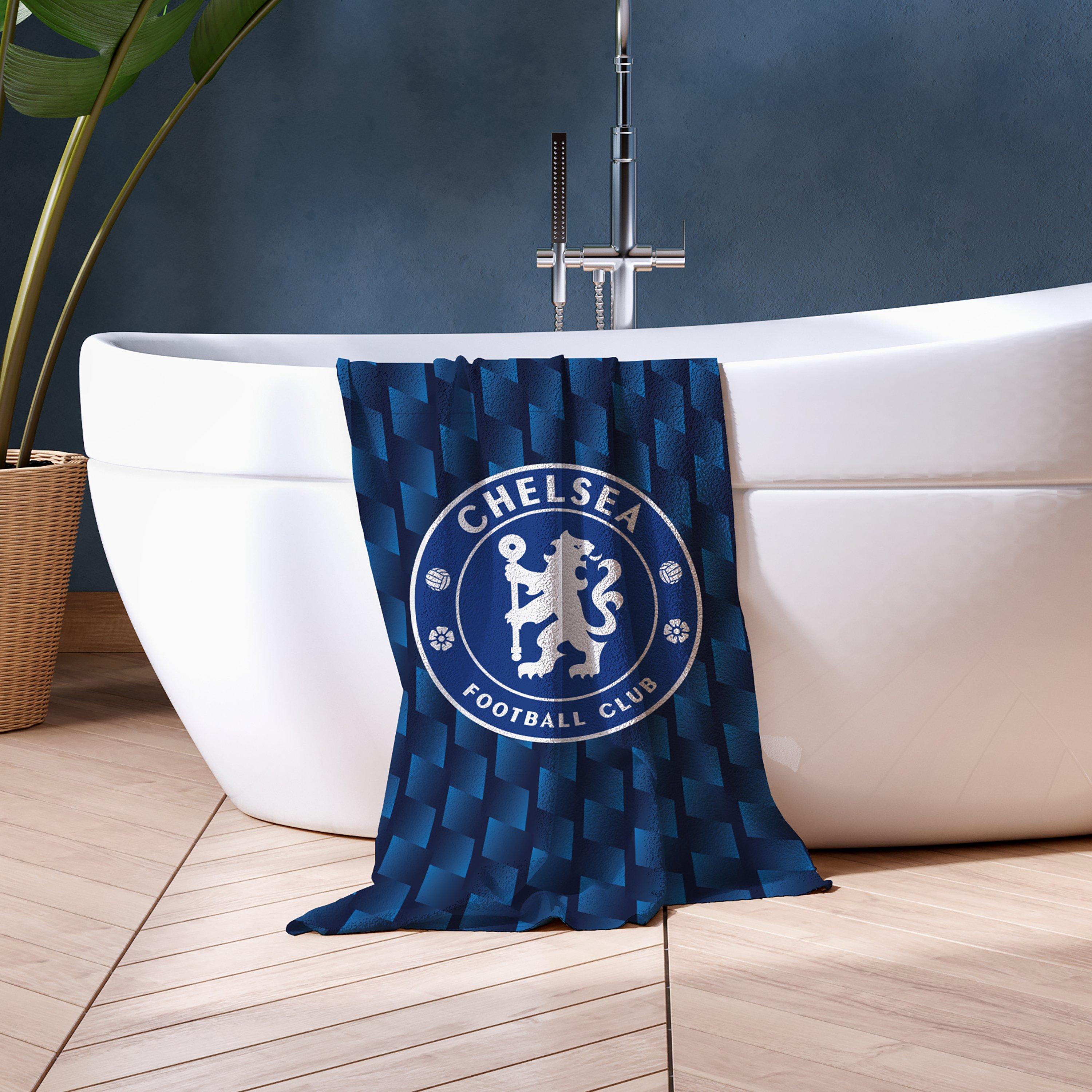 Multicolour - Chelsea FC - Chelsea Geometric Cotton Towel - 3