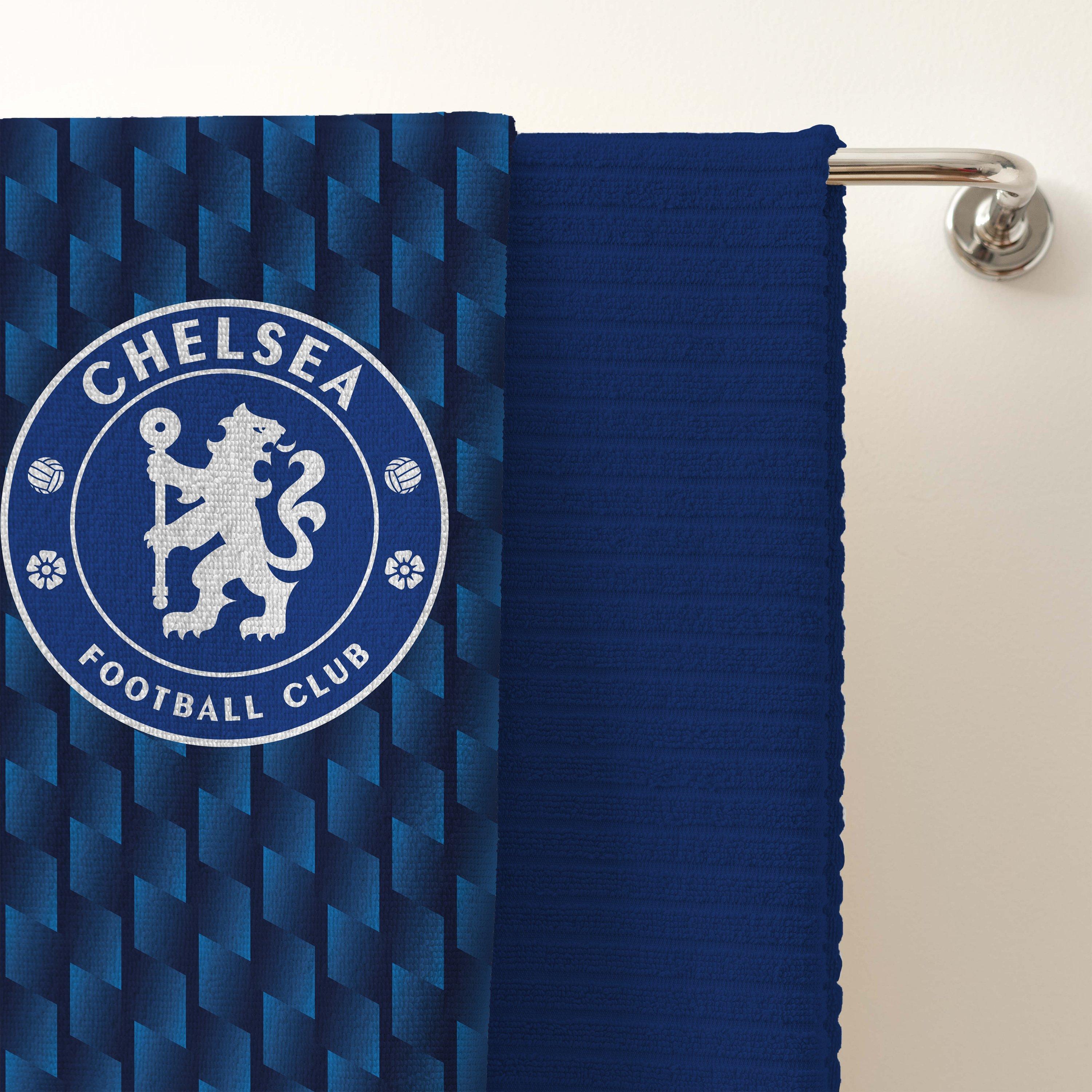 Multicolour - Chelsea FC - Chelsea Geometric Cotton Towel - 4