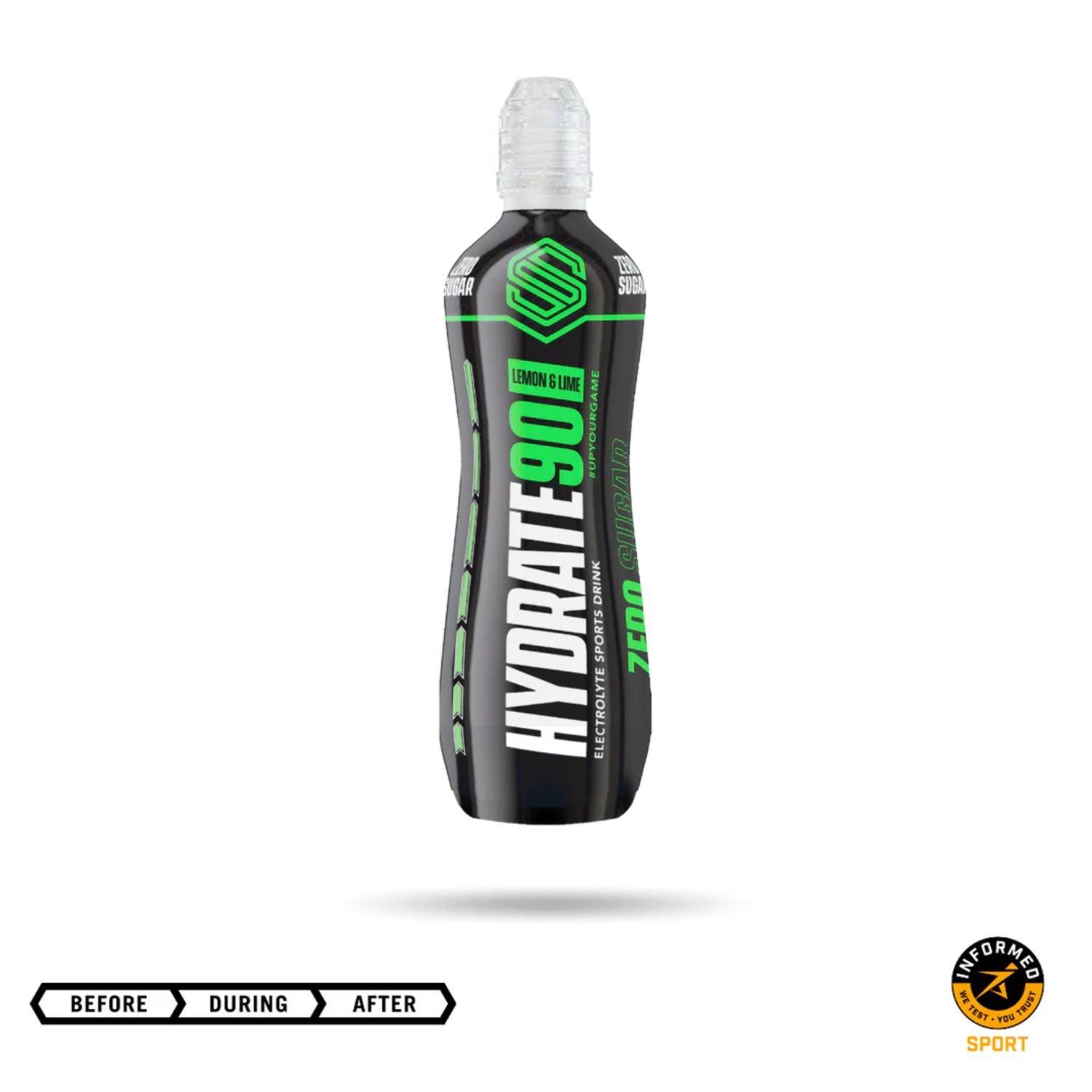 Lemon & Lime - Soccer Supplements - Hydrate90® Zero Sports drink- Electrolyte drink (1
