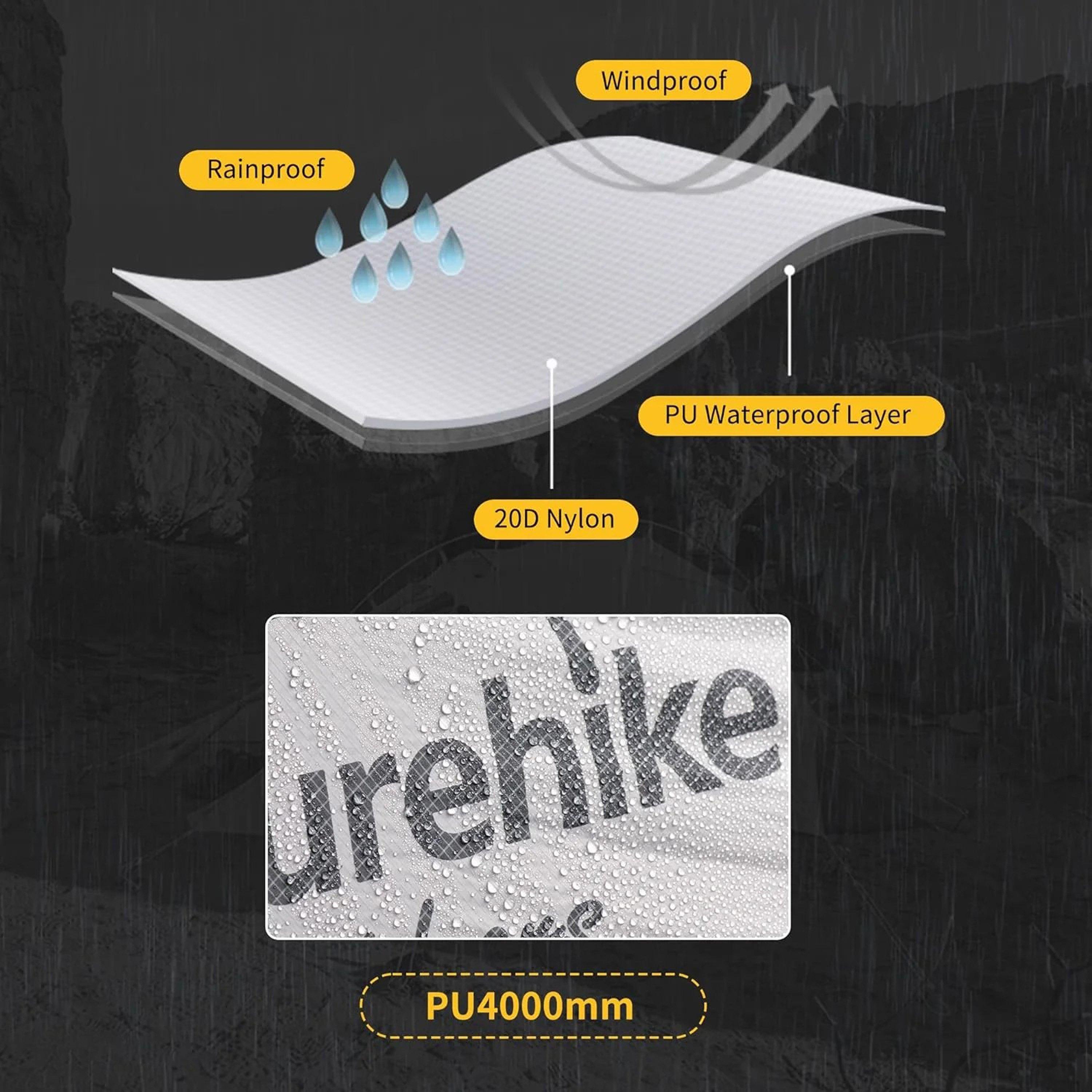 Phantom Blue - Naturehike - Mongar Ultralight 2-Person Tent 210T - 4