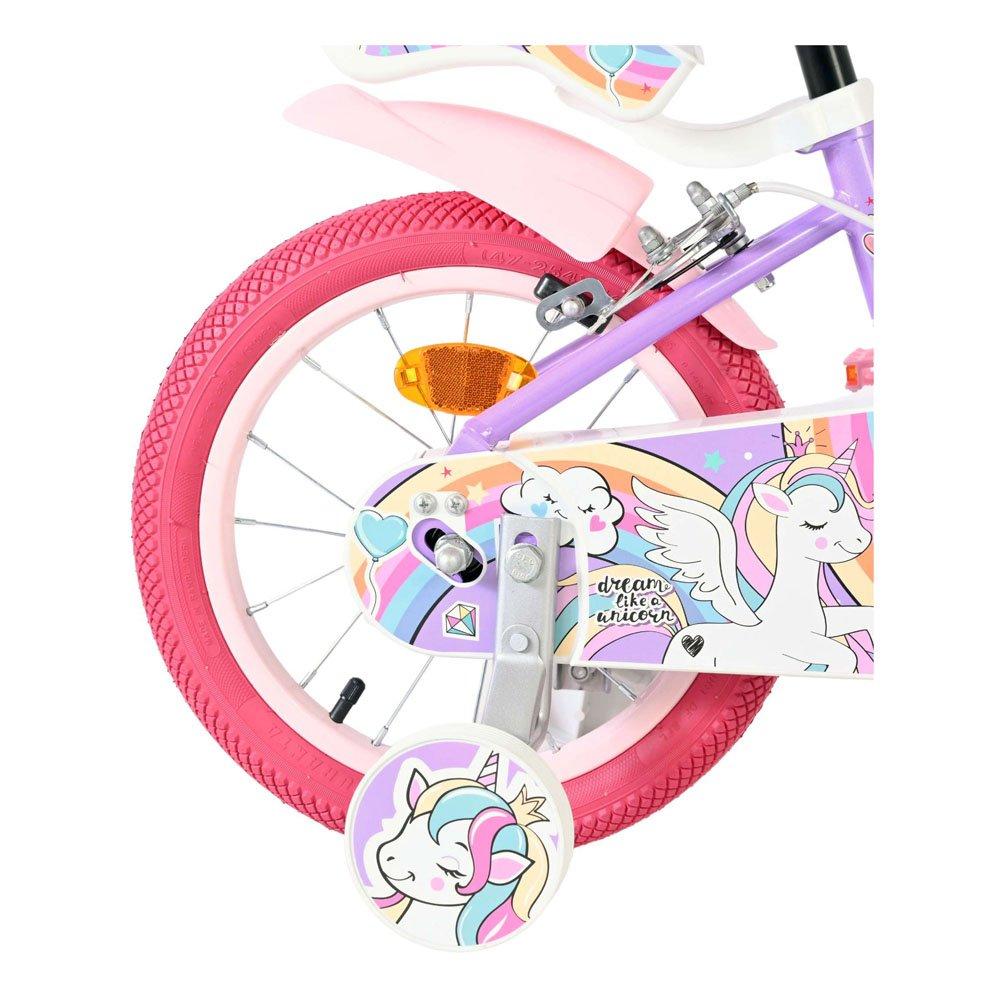 Purple - Volare - Unicorn Purple 14 Bike - 7