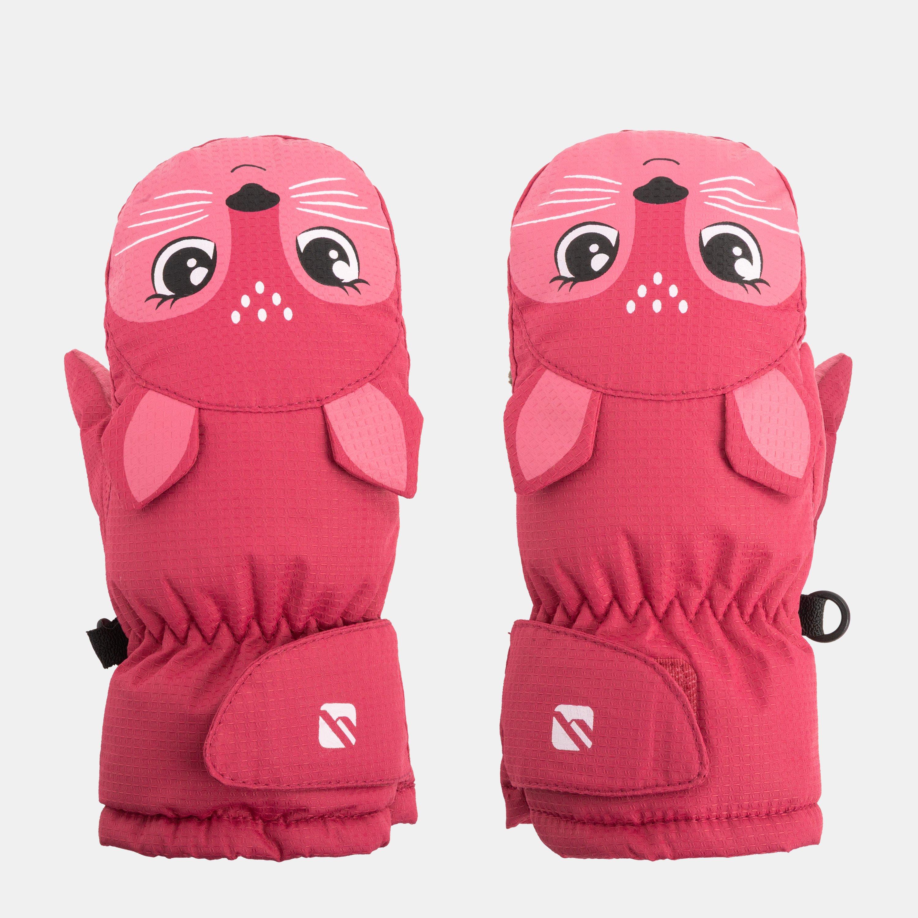 Campri  Raise Mitt Ski Gloves Infants - Pink - L