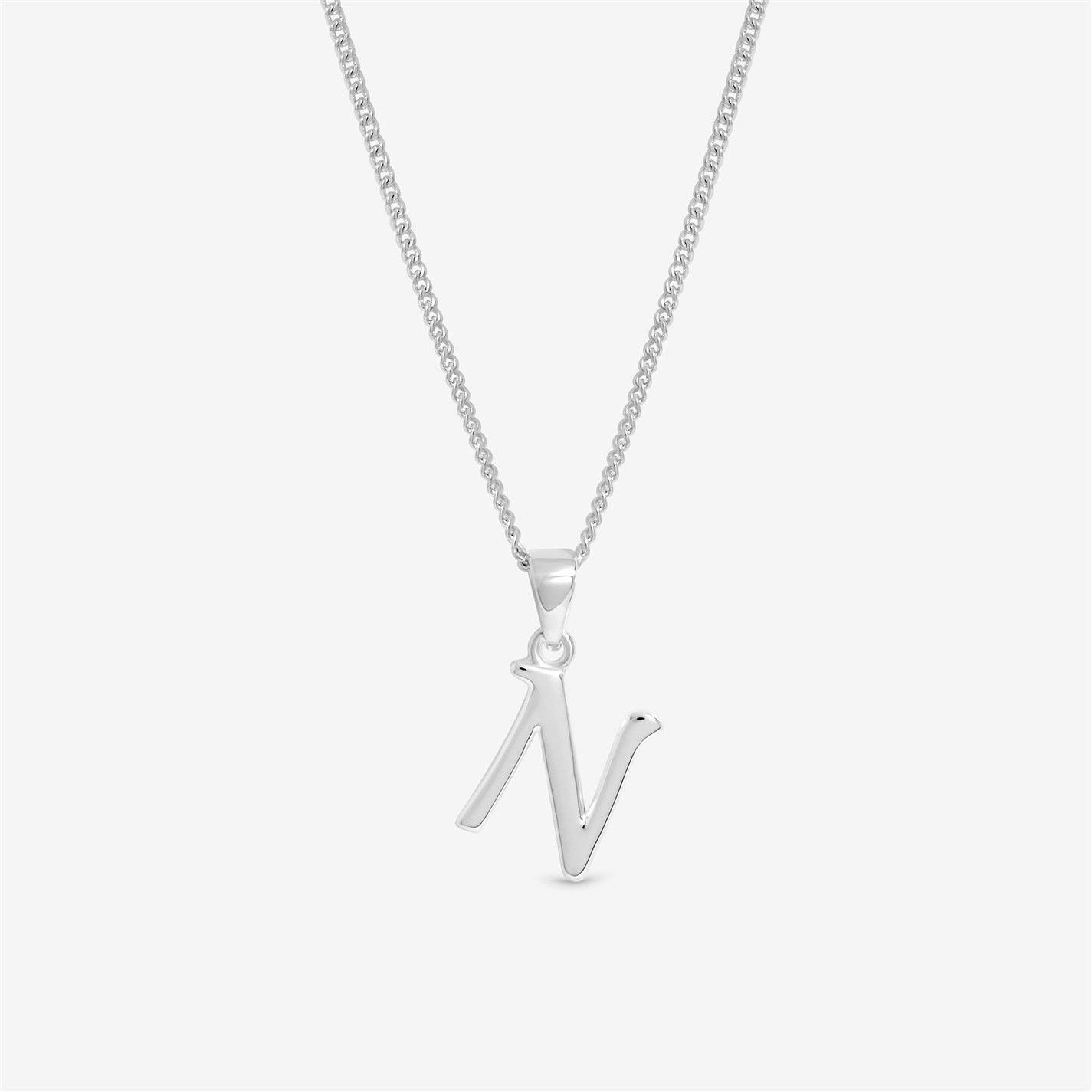Simply Silver Simply Silver Sterling Silver 925 Initial Pendant