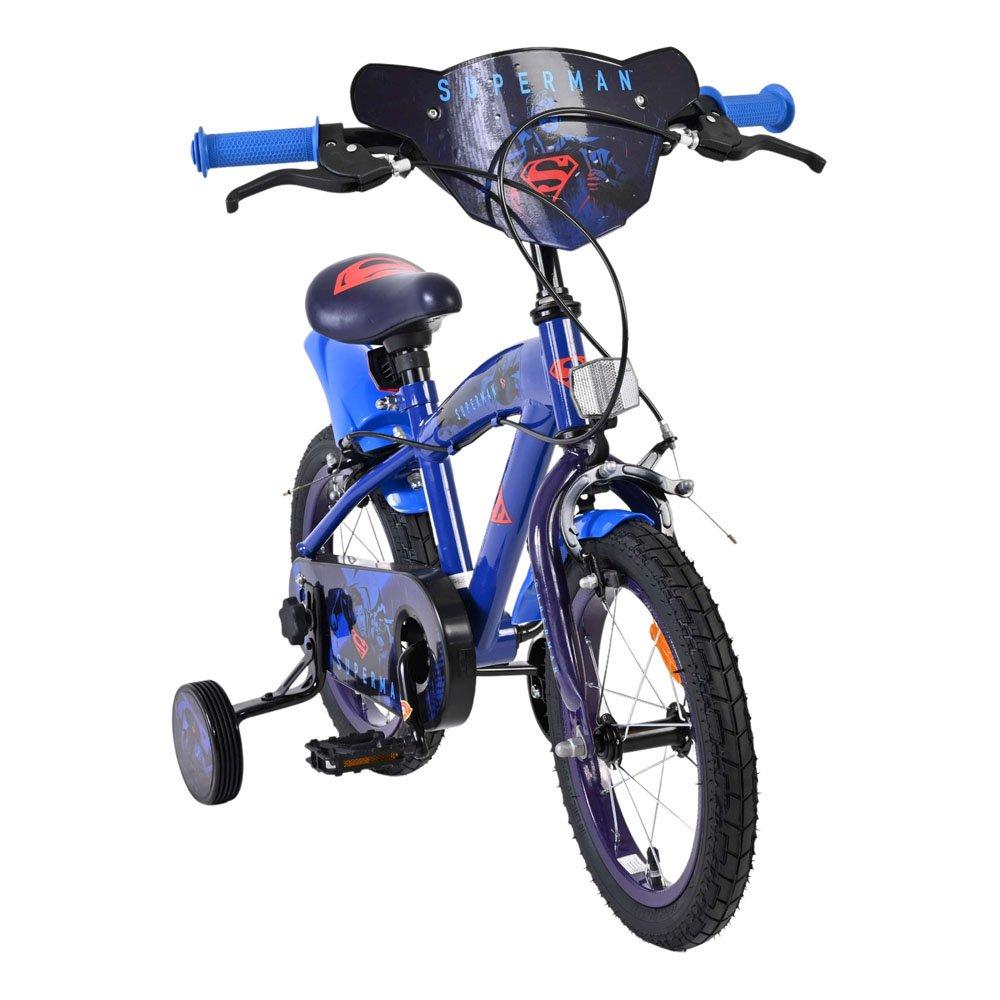 Blue - Superman - 14 Boys Childrens Bike - 2