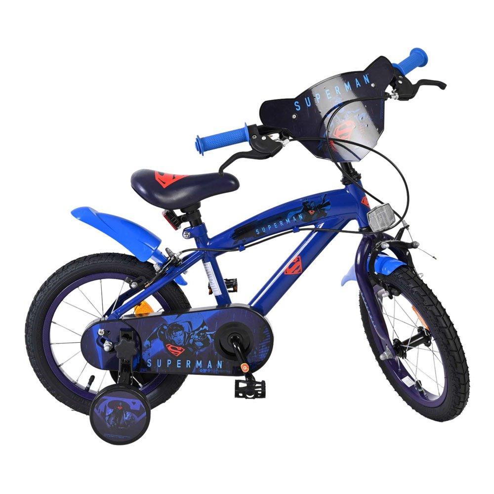 Blue - Superman - 14 Boys Childrens Bike - 4