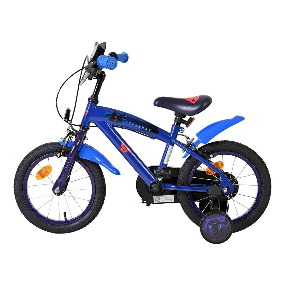 Blue - Superman - 14 Boys Childrens Bike - 5