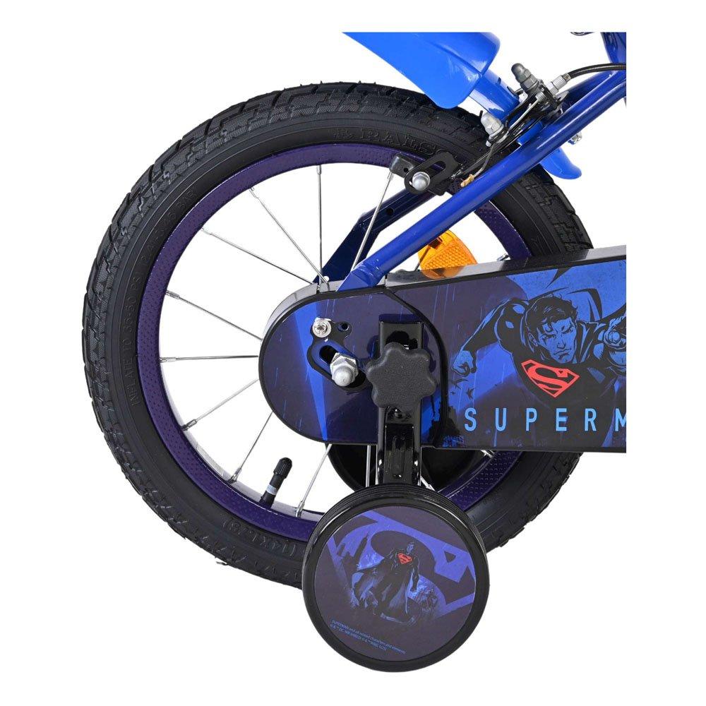 Blue - Superman - 14 Boys Childrens Bike - 7