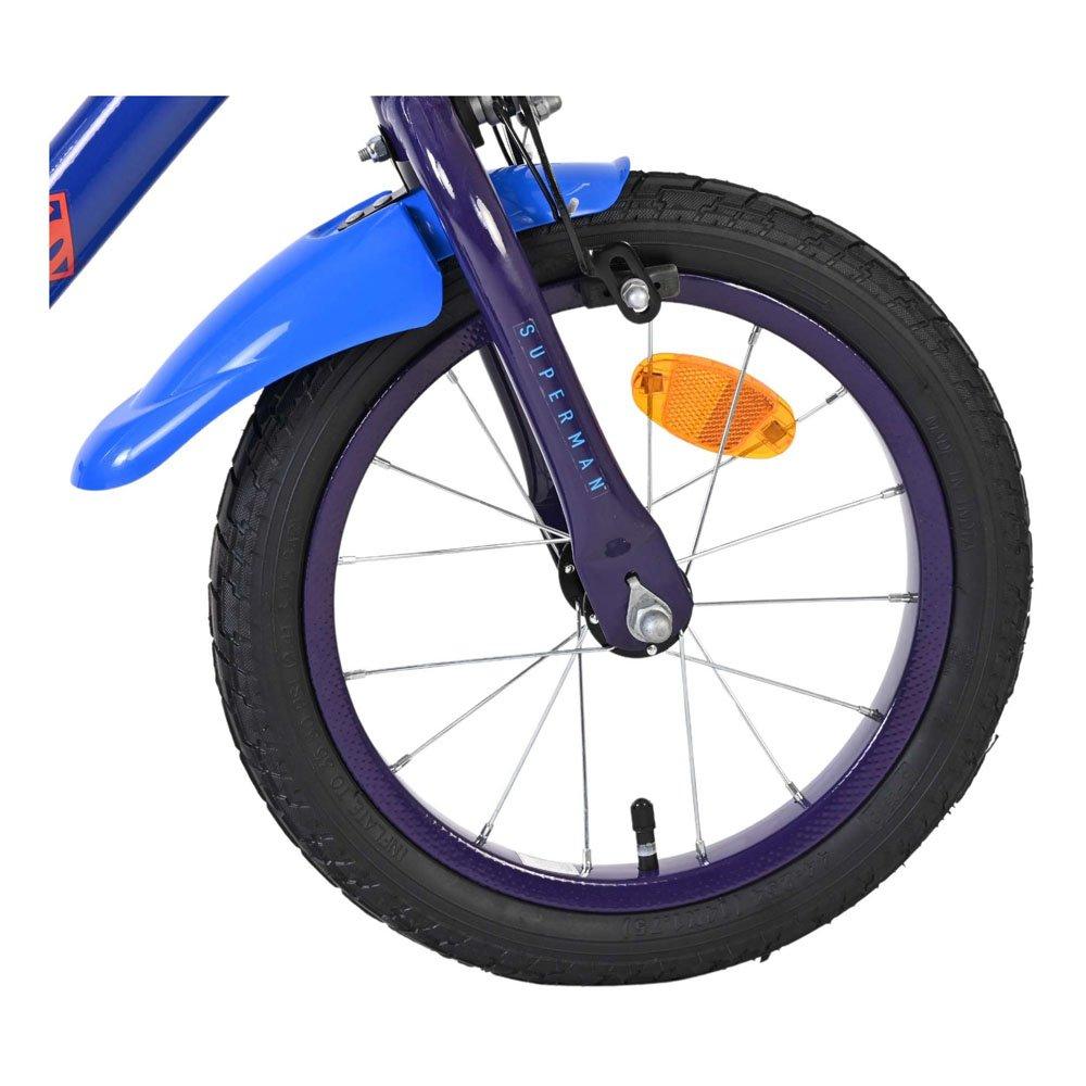 Blue - Superman - 14 Boys Childrens Bike - 8
