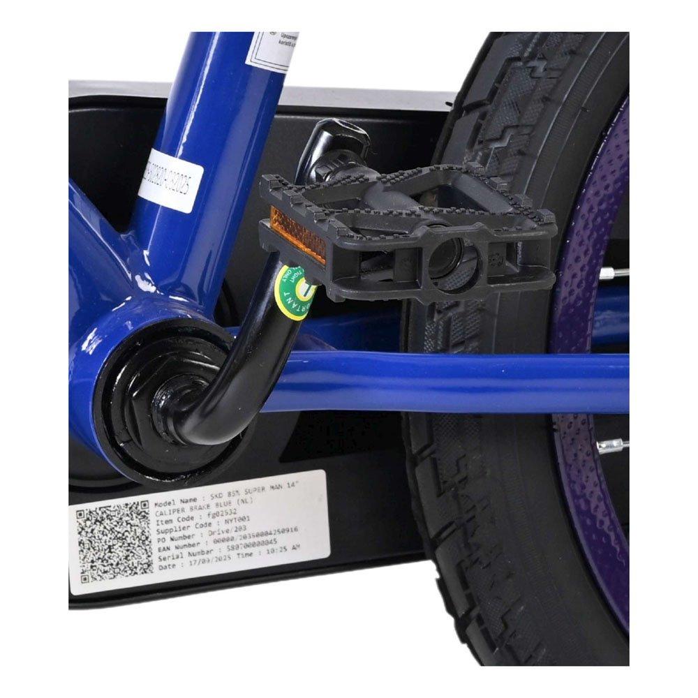 Blue - Superman - 14 Boys Childrens Bike - 9