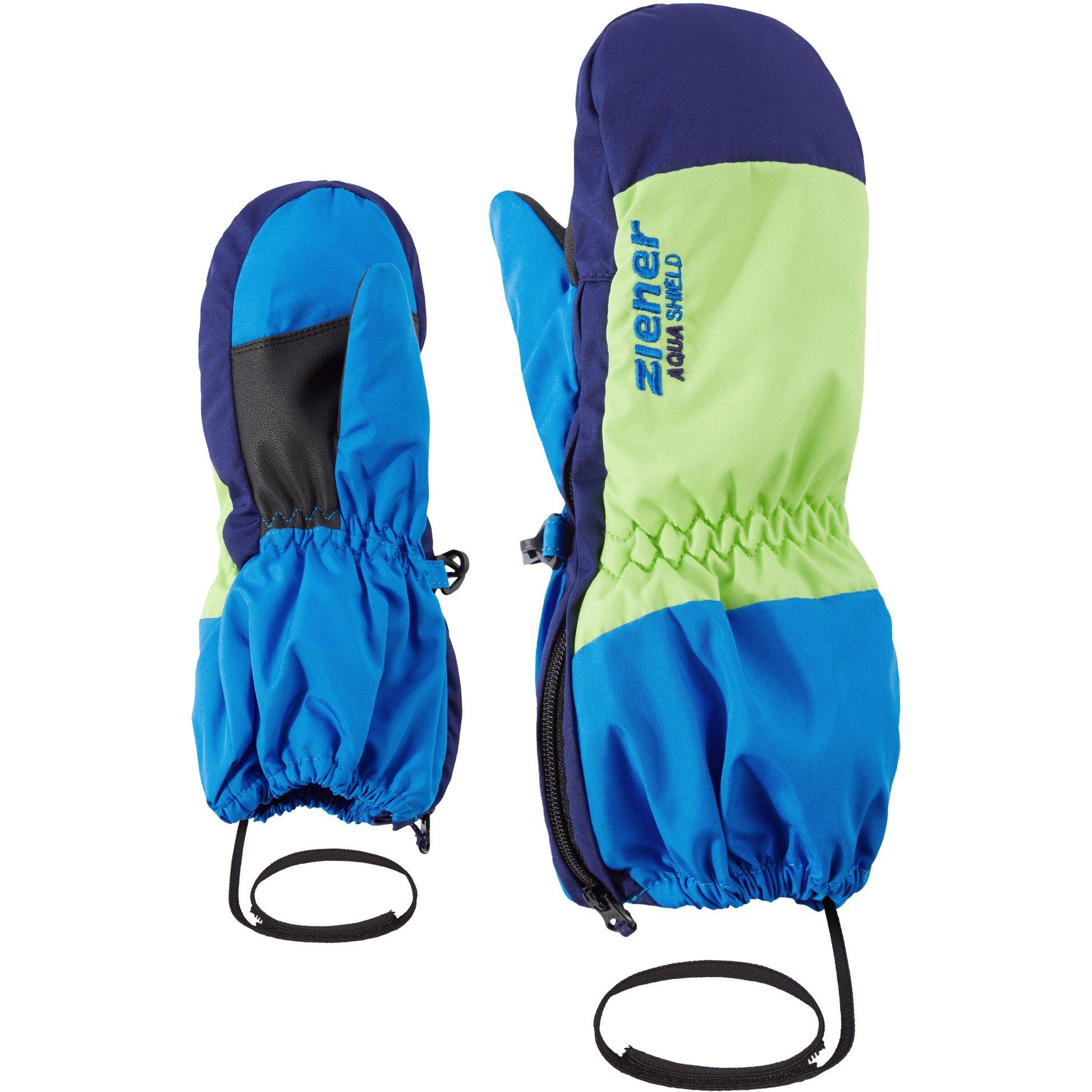 Ziener  Kids Levi Mitt Ski Gloves - Blue/Green - 4