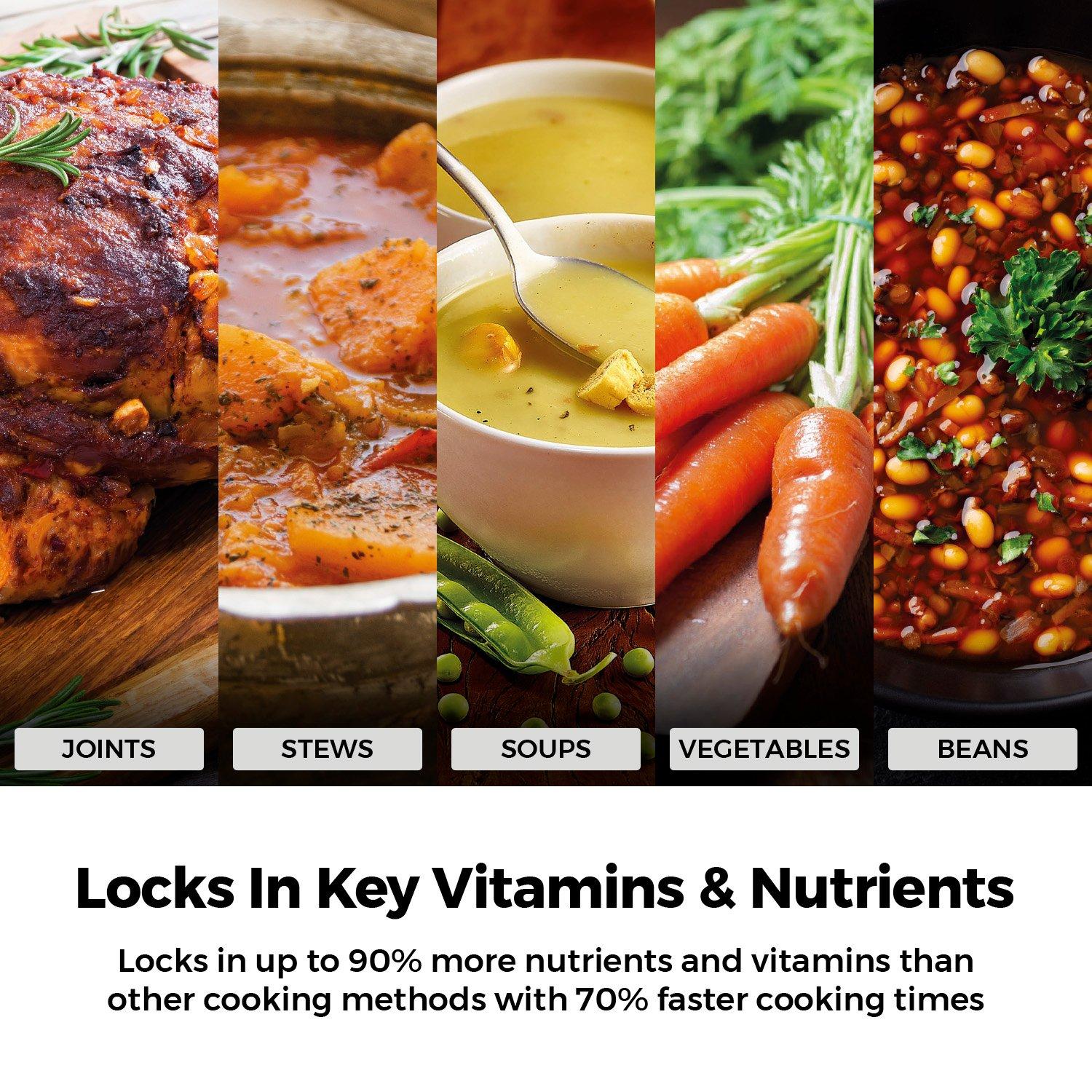 Stainless Steel - Tower - Express 4L/22cm Pressure Cooker S/S - 3