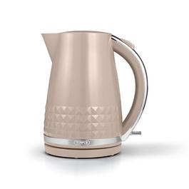 Tower Solitare 1.5L 3KW Kettle Latte Chrome Accents