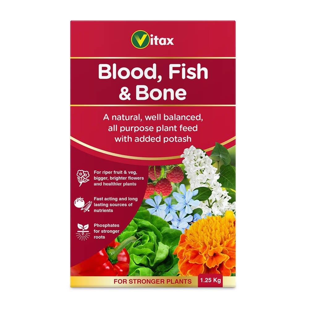 Yougarden  Blood Fish & Bone Organic Fertiliser (1.25Kg) -  - 1.25kg box