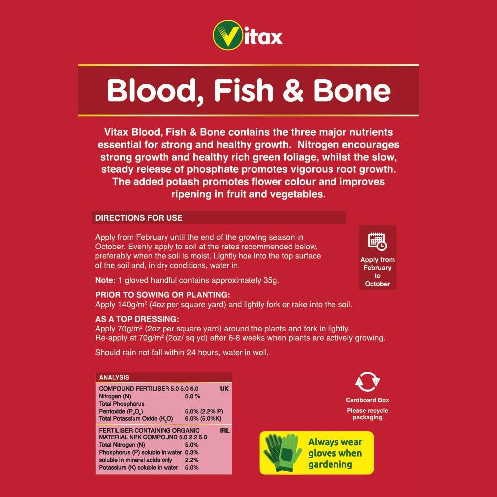 Multi - YouGarden - Blood Fish & Bone Organic Fertiliser (1.25kg) - 2