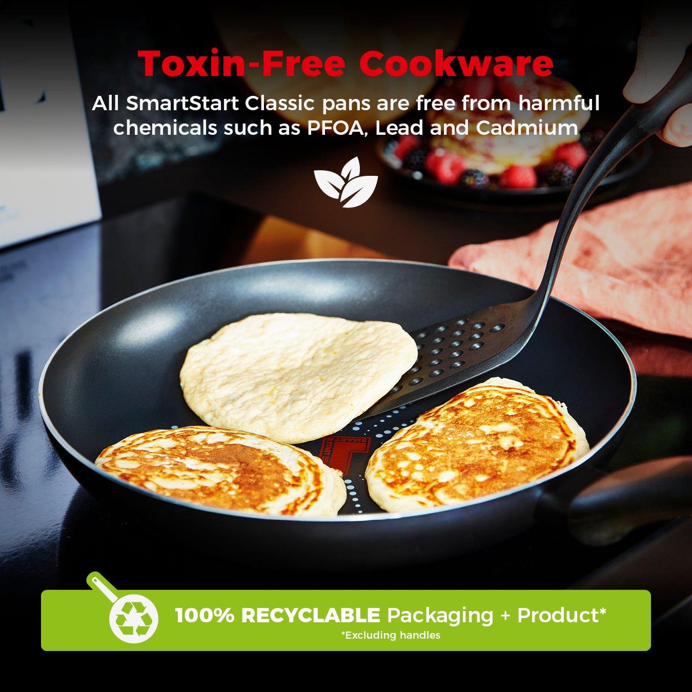 Black - Tower - Smart Start Classic 30cm Frying Pan - 8